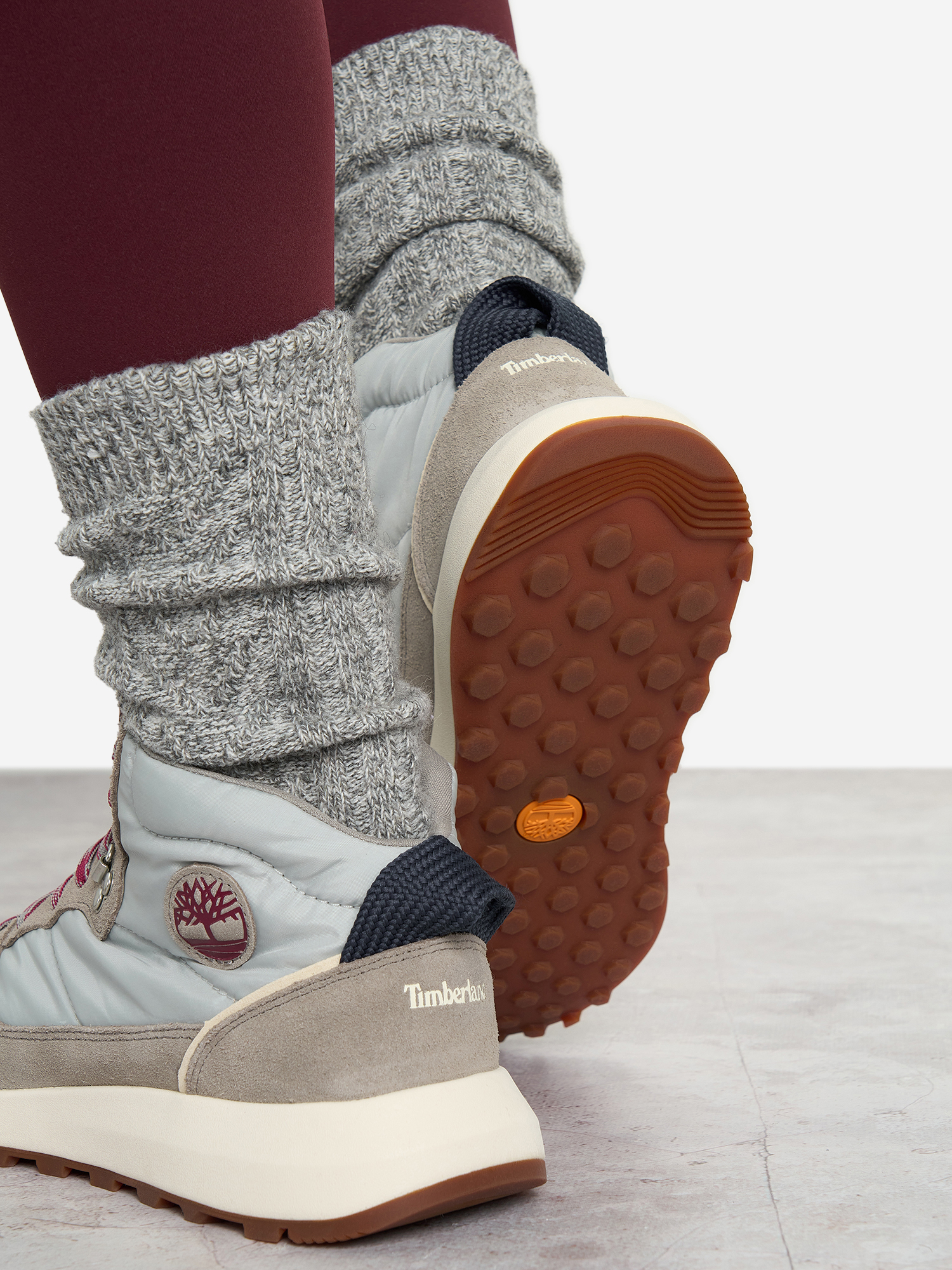 фото Ботинки женские timberland retro swift, серый