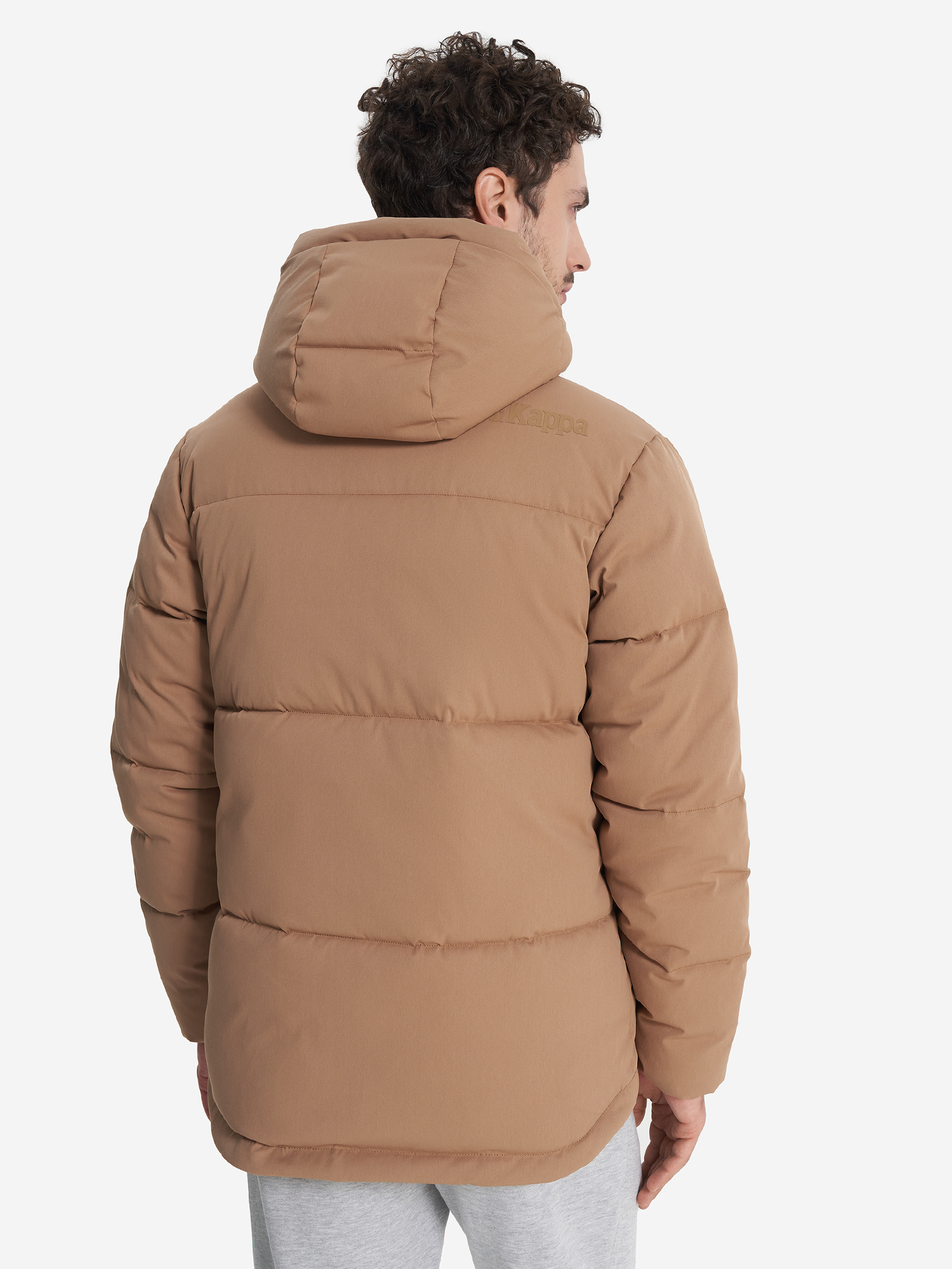 фото Пуховик мужской robe di kappa, бежевый
