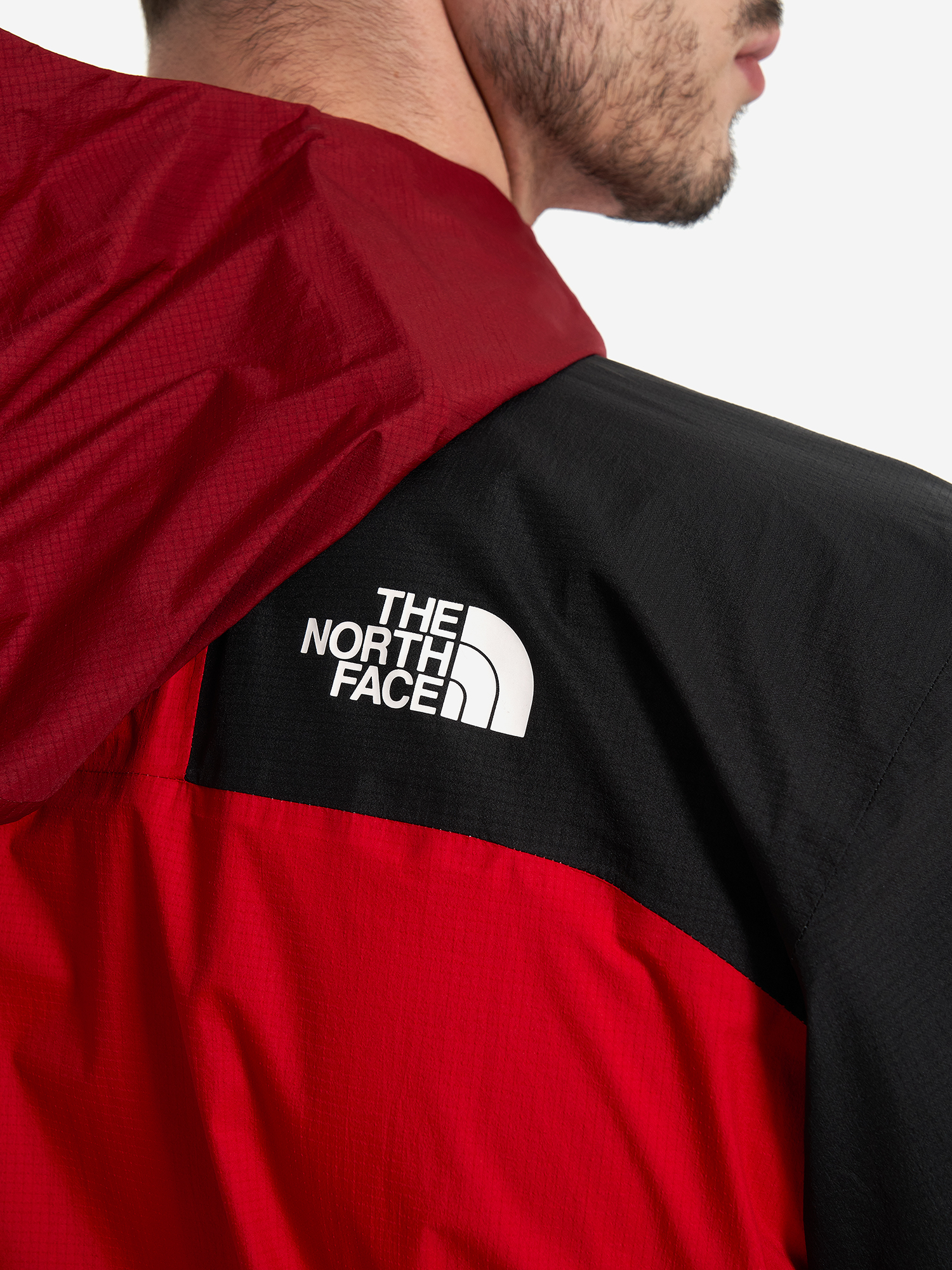 фото Куртка мембранная мужская the north face signal 2.5 l dryvent, красный