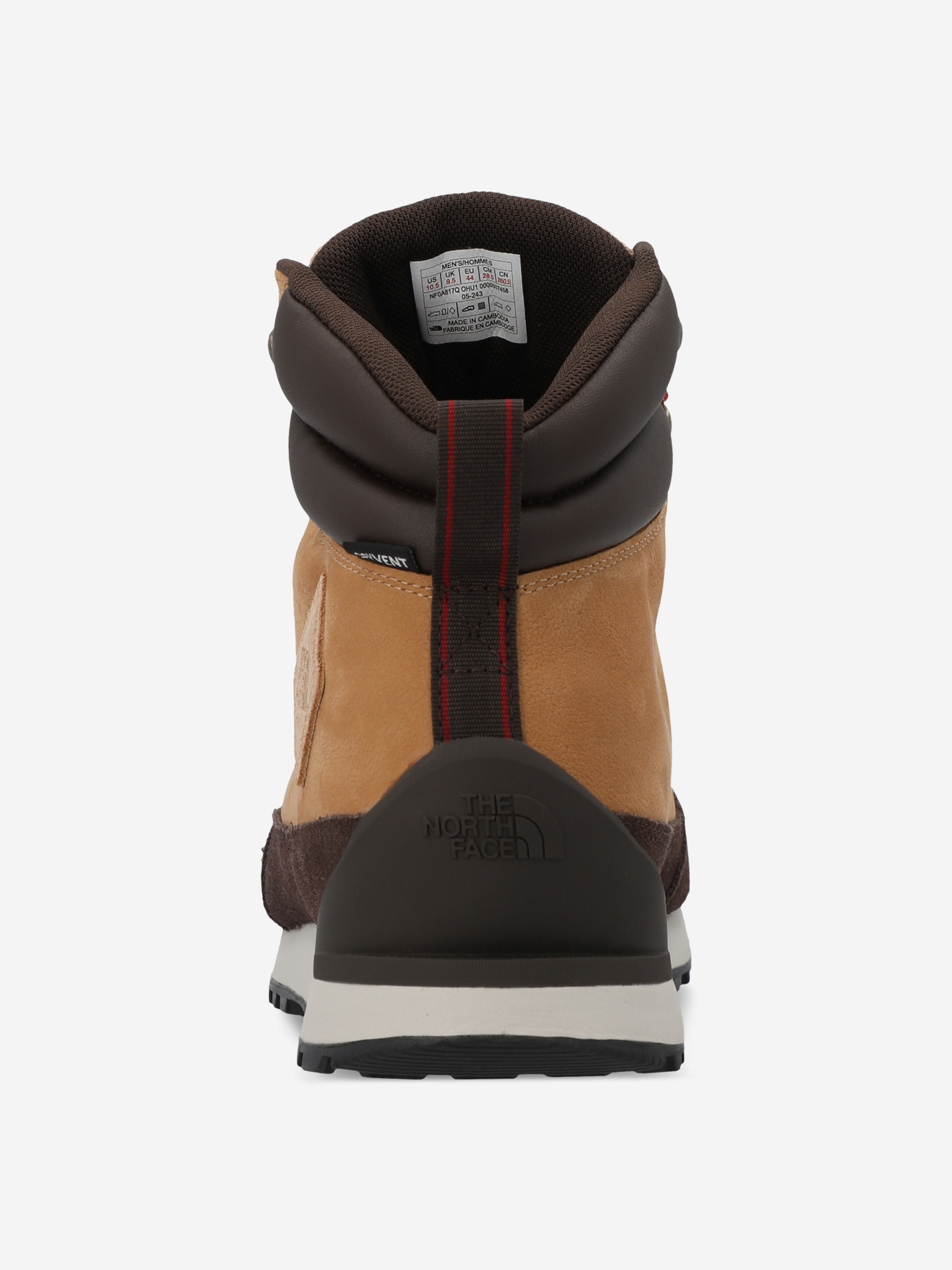 фото Ботинки мужские the north face back-to-berkeley iv leather wp, коричневый