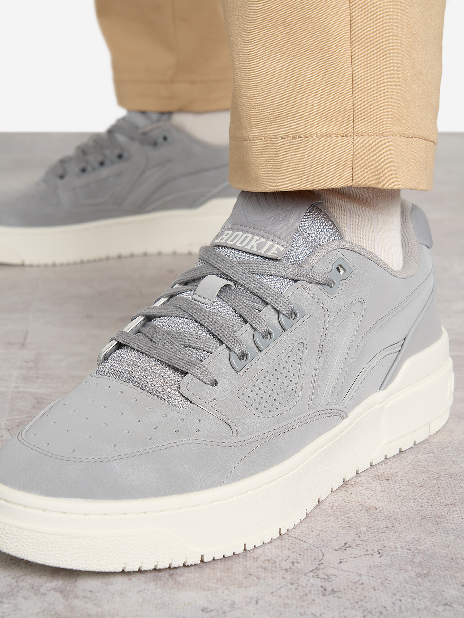 фото Кеды мужские li-ning bad5 rookie, серый