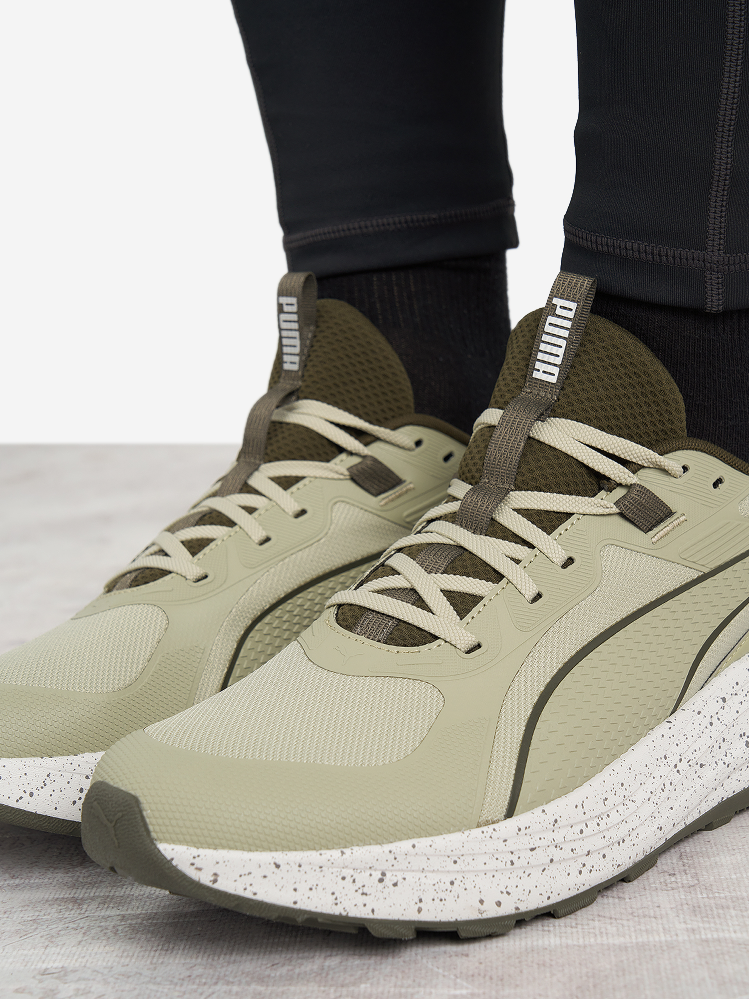 фото Кроссовки мужские puma flare pro trail, зеленый
