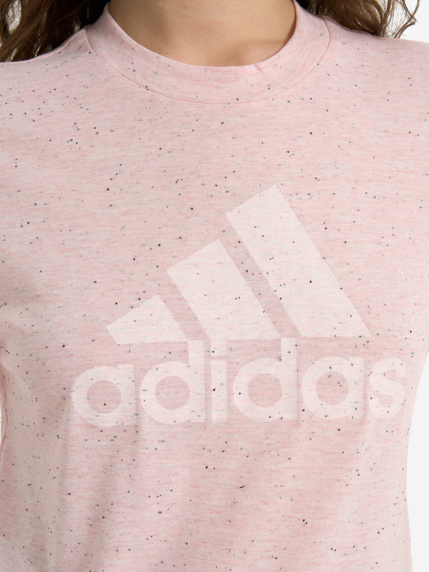 фото Футболка женская adidas, бежевый