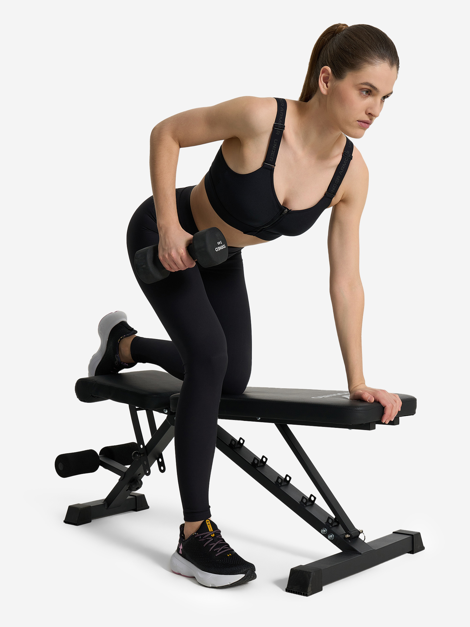 фото Топ бра спортивный under armour, черный