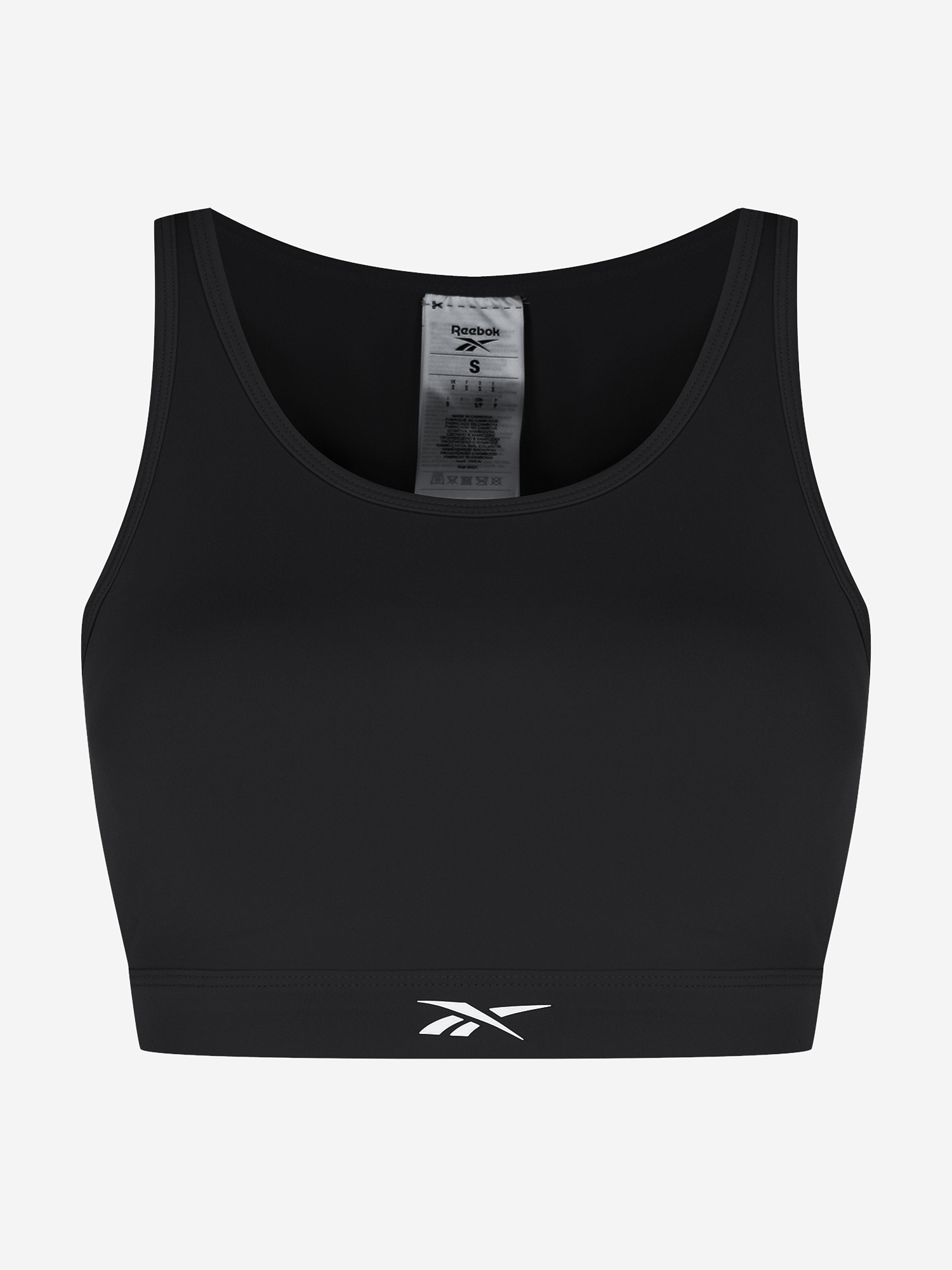 фото Топ бра спортивный reebok tulip core, черный