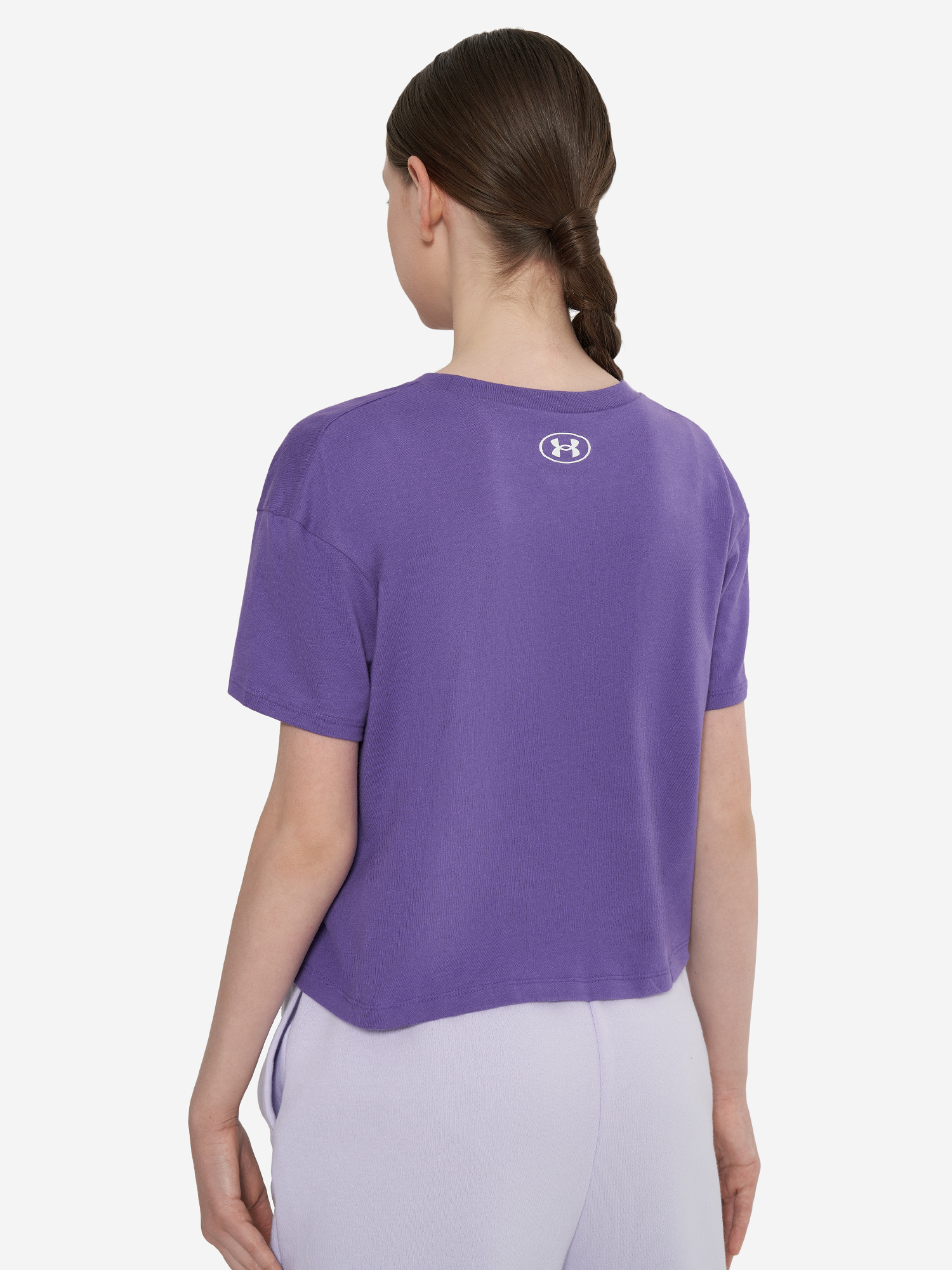 фото Футболка для девочек under armour, фиолетовый