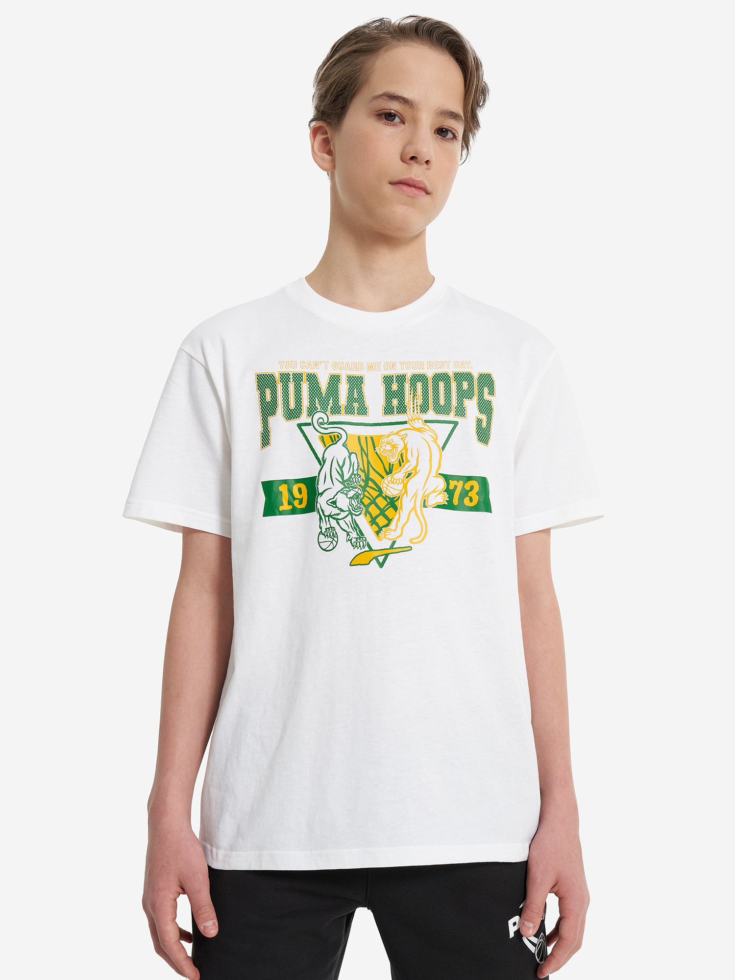фото Футболка для мальчиков puma rival rage, белый