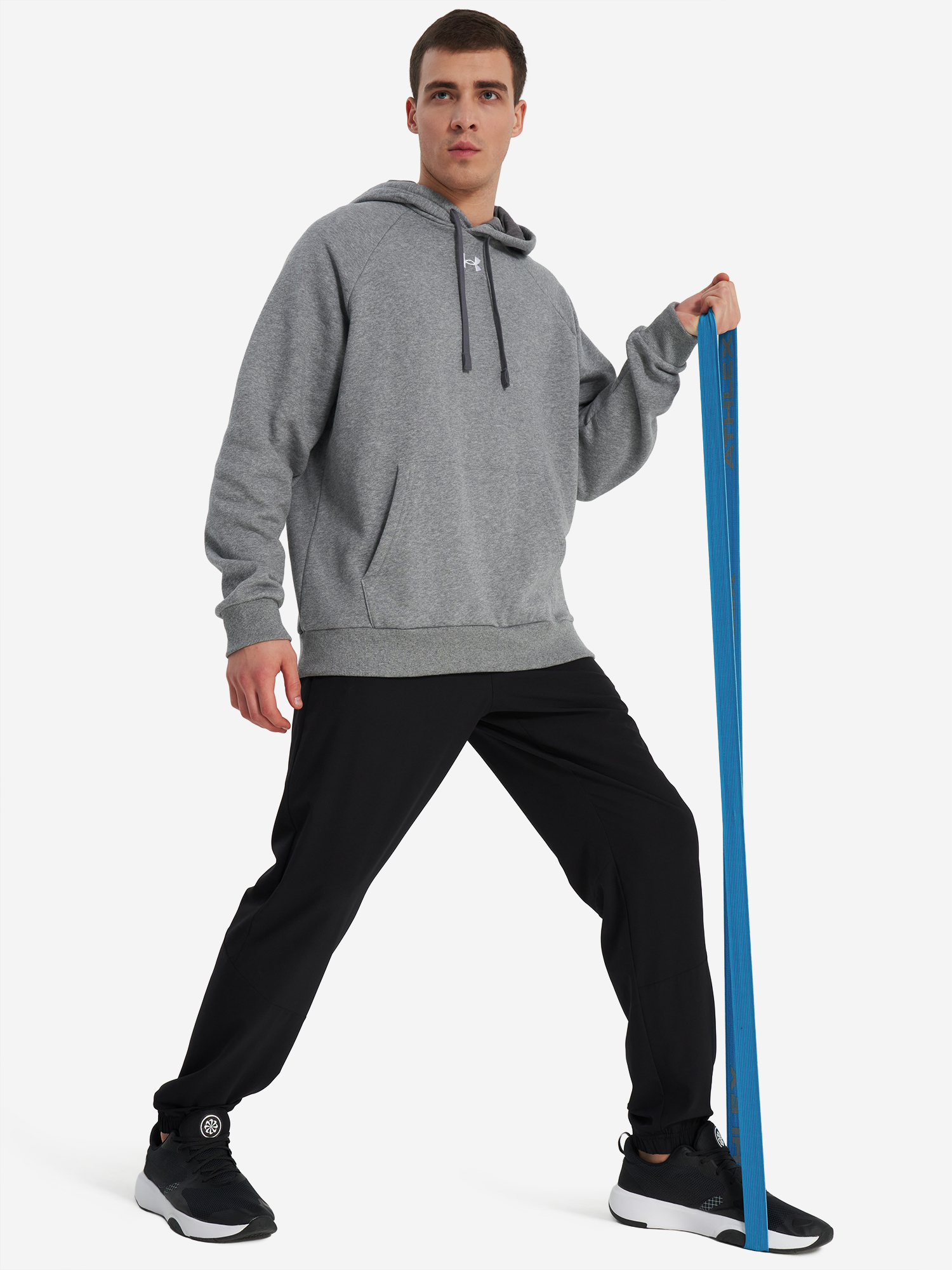 фото Худи мужское under armour, серый