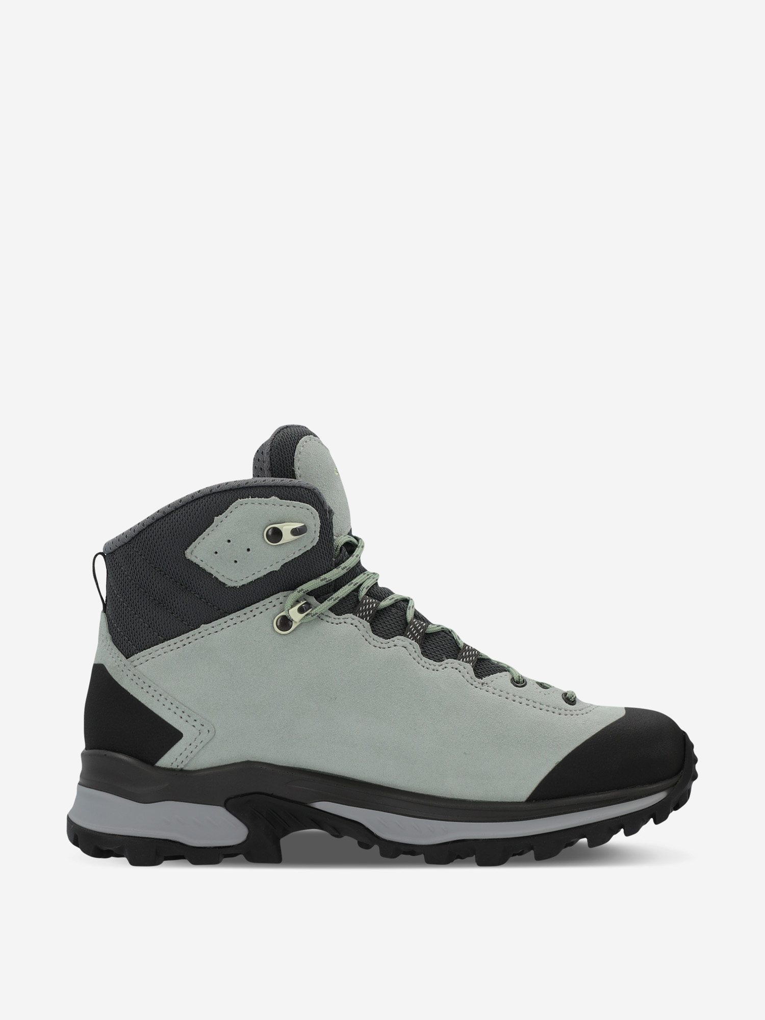 фото Ботинки женские lowa corvara gtx mid, зеленый