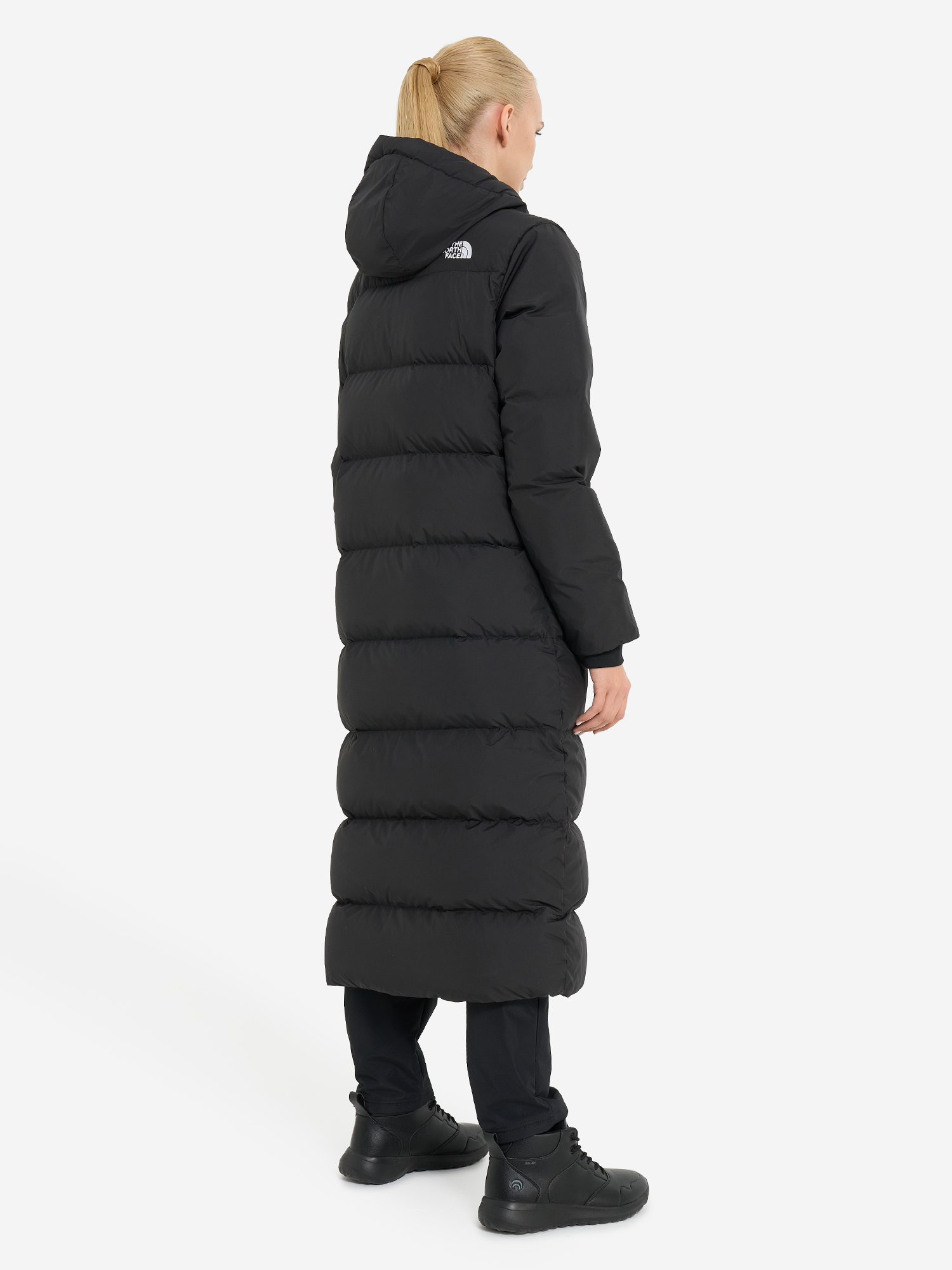 фото Пуховик женский the north face triple c, черный