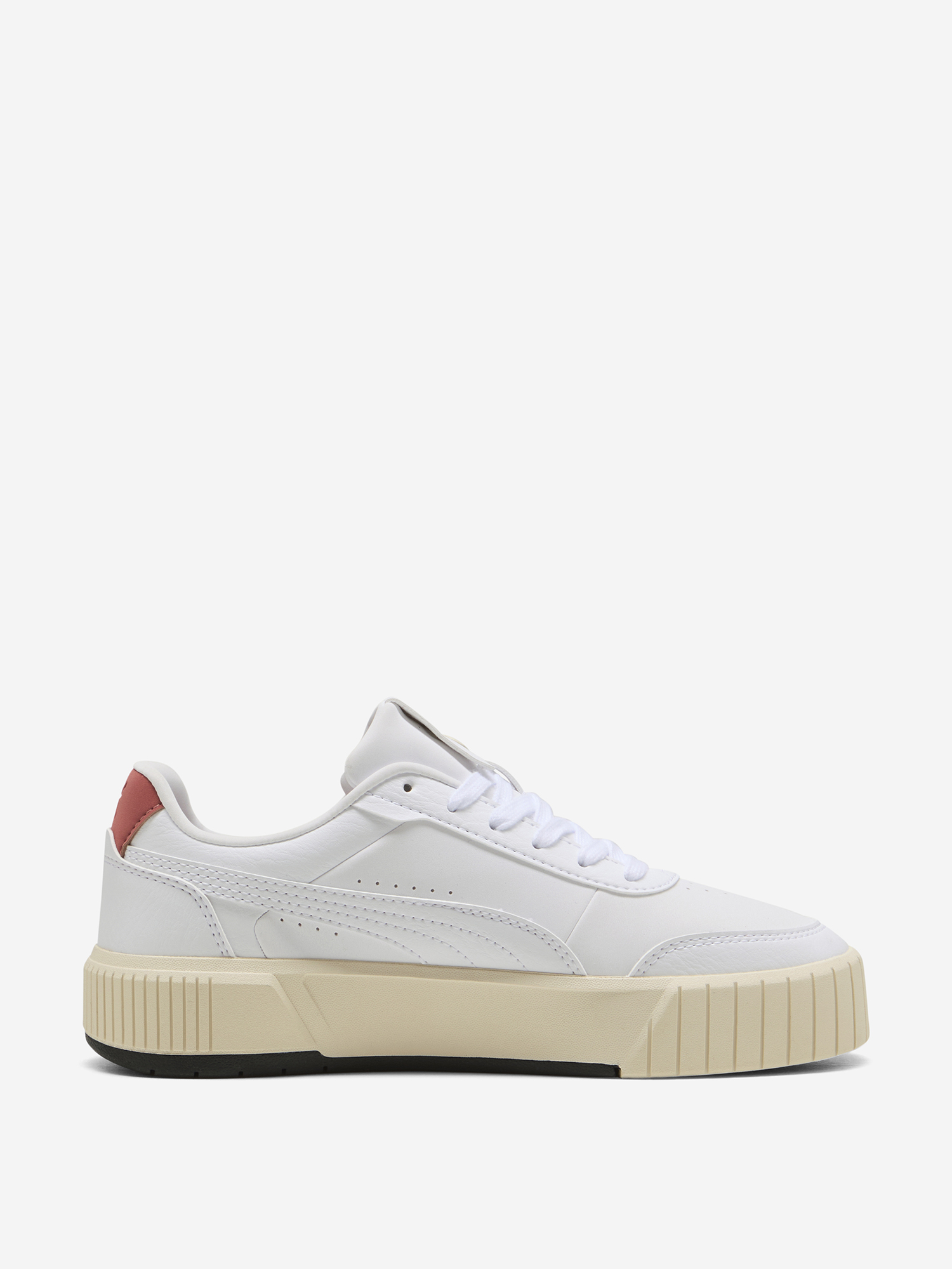 фото Кеды женские puma carina mia animal flair, белый