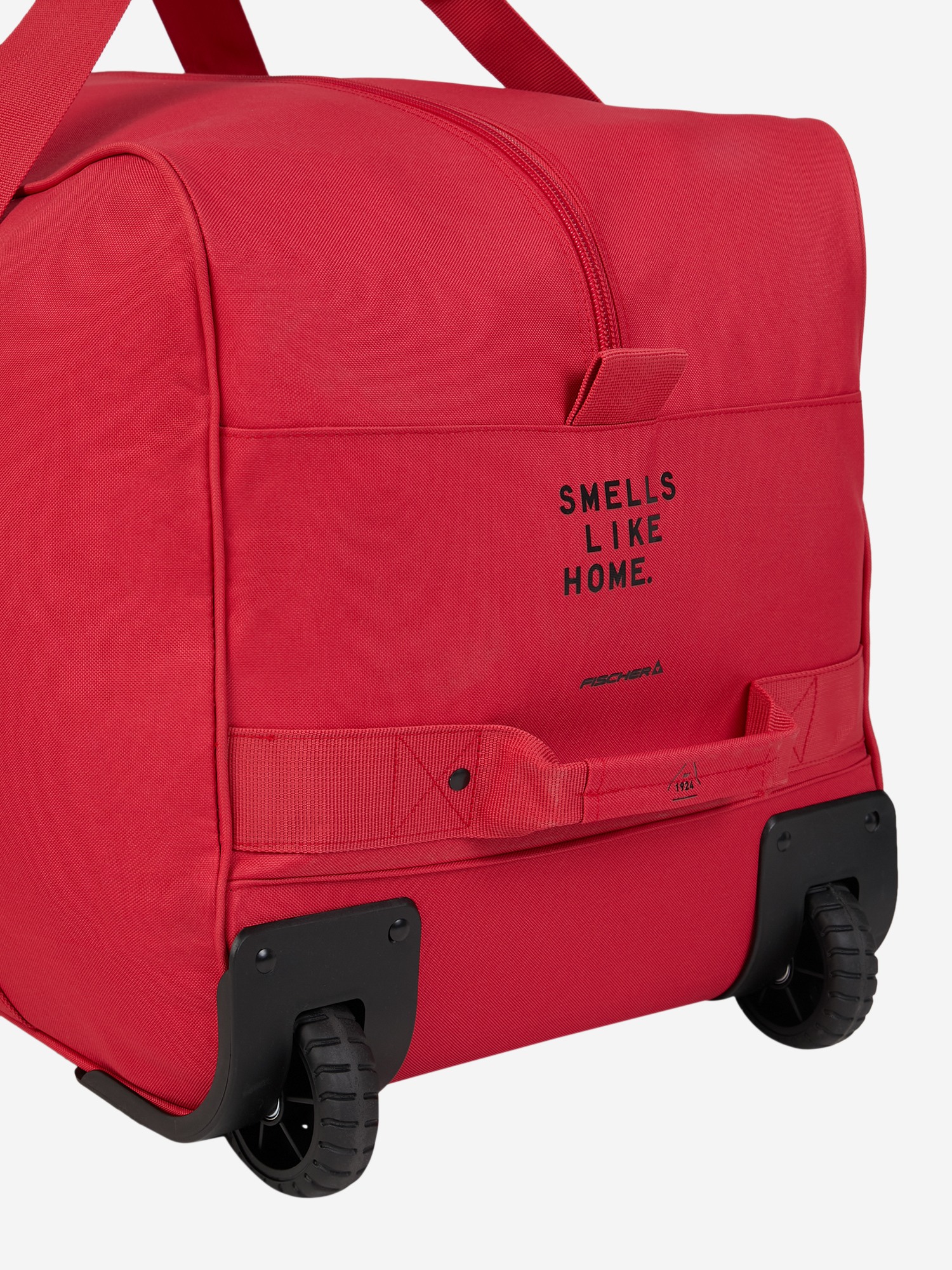 фото Баул хоккейный с колесами детский fischer player bag 30", красный