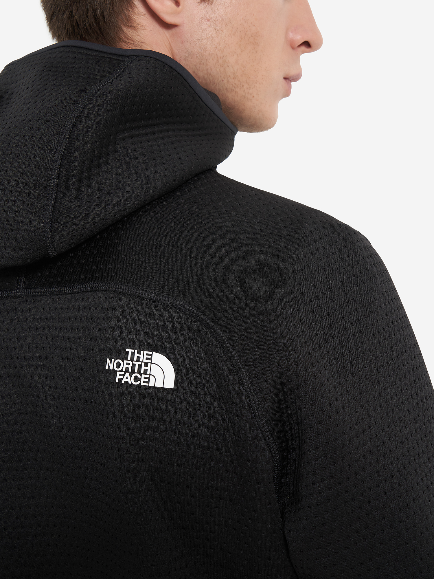 фото Толстовка мужская the north face vertical thermal, черный