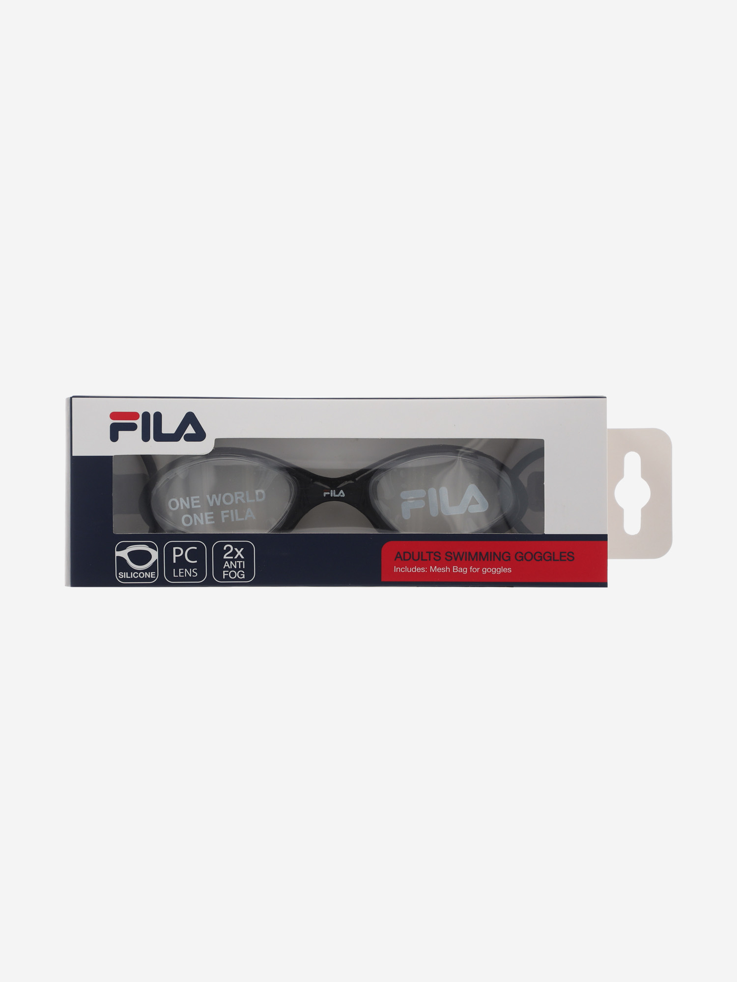 фото Очки для плавания fila, черный
