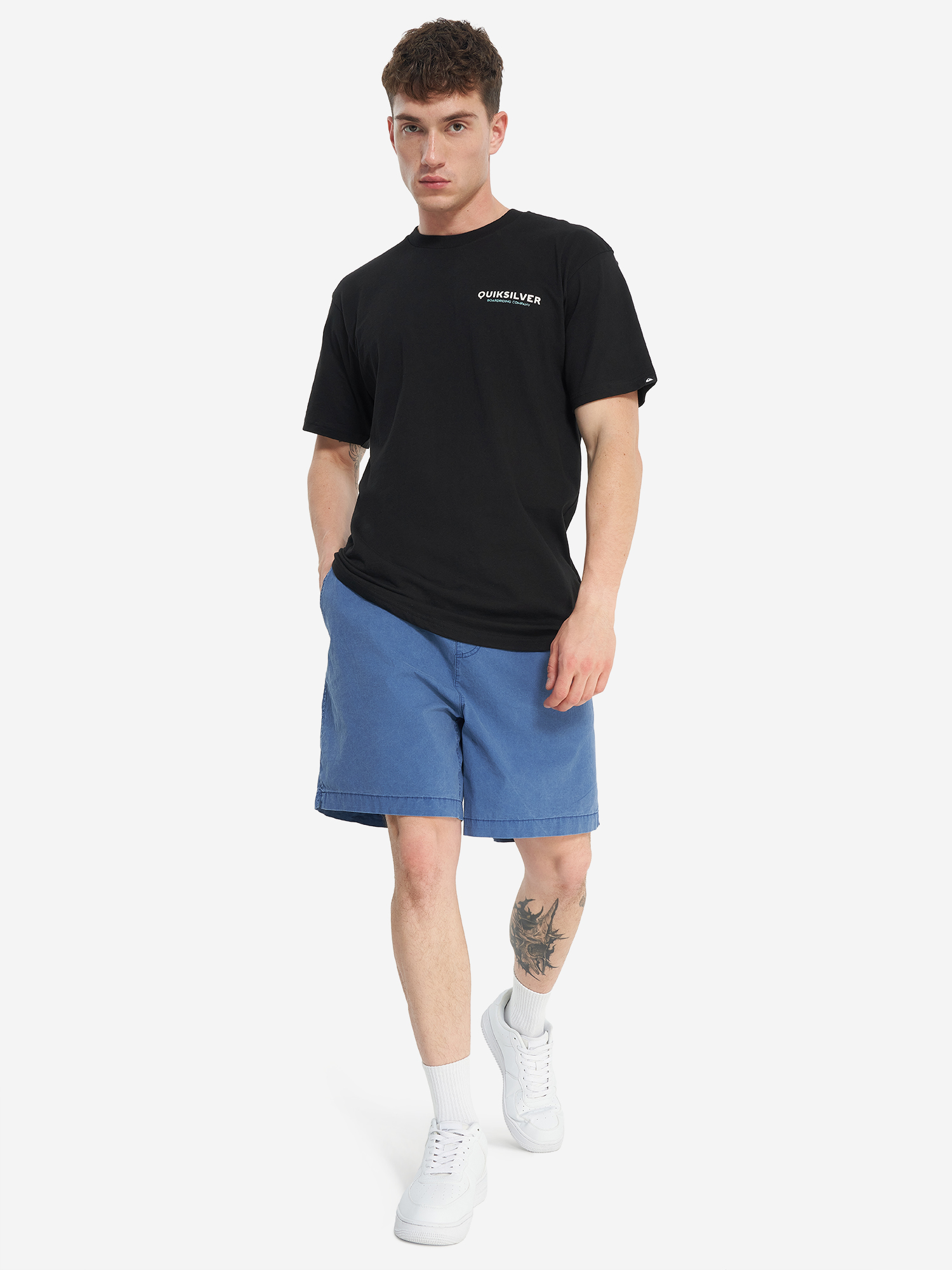 фото Шорты мужские quiksilver taxer, синий