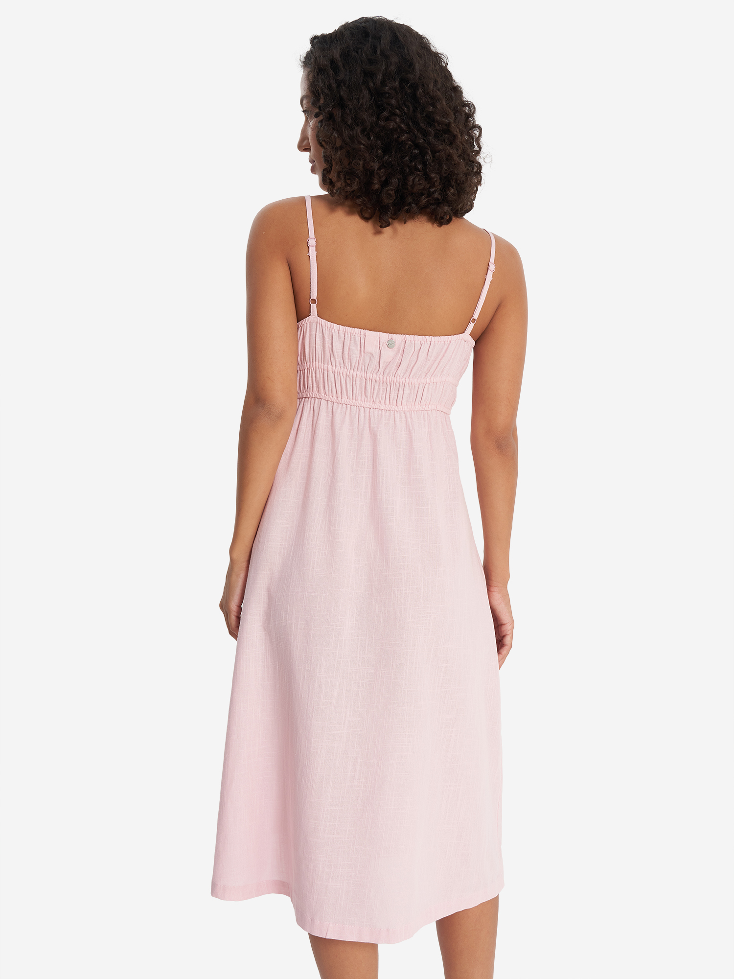 фото Платье женское roxy rosie skies slub, розовый