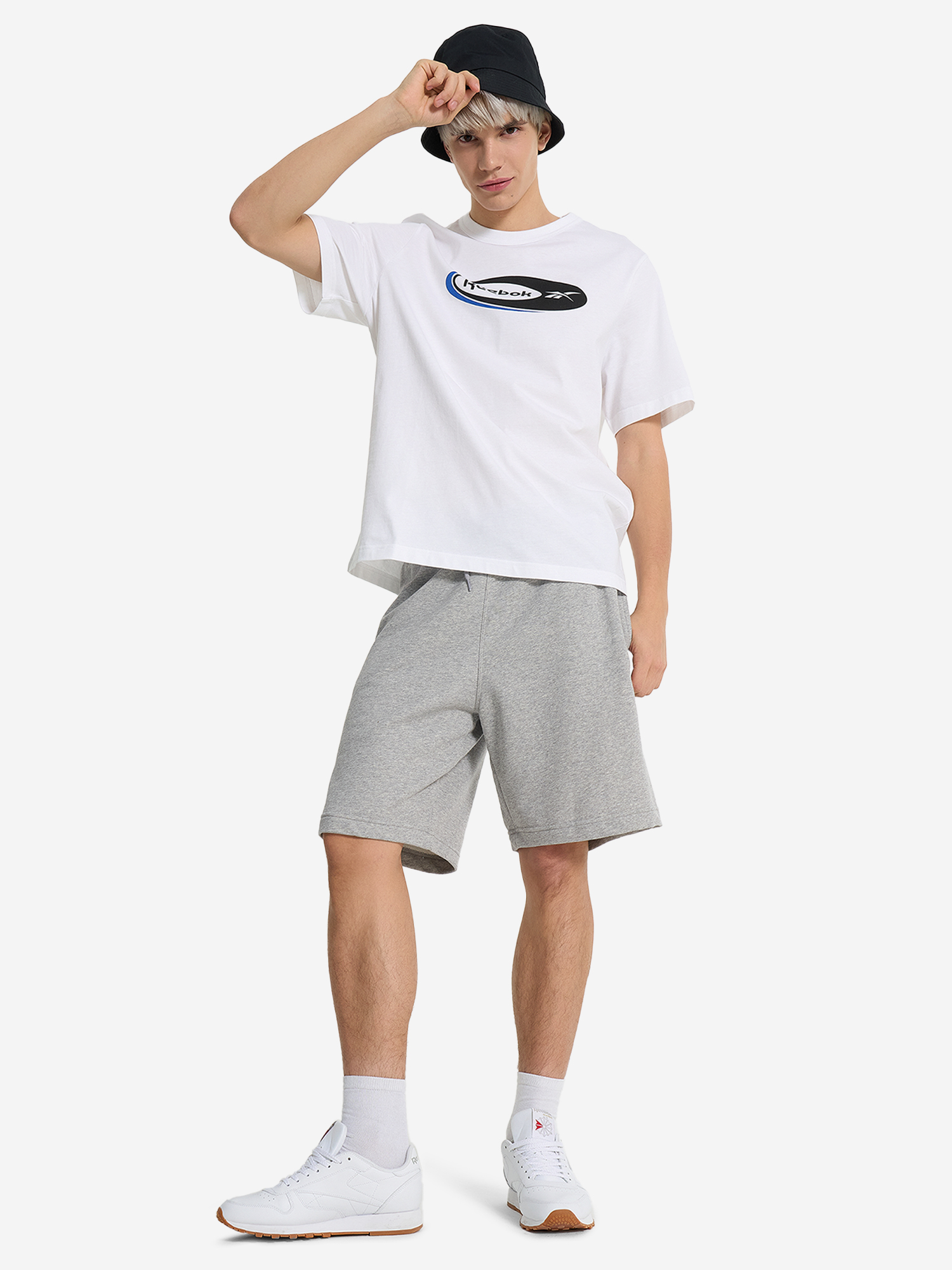фото Футболка мужская reebok ri brand proud, белый