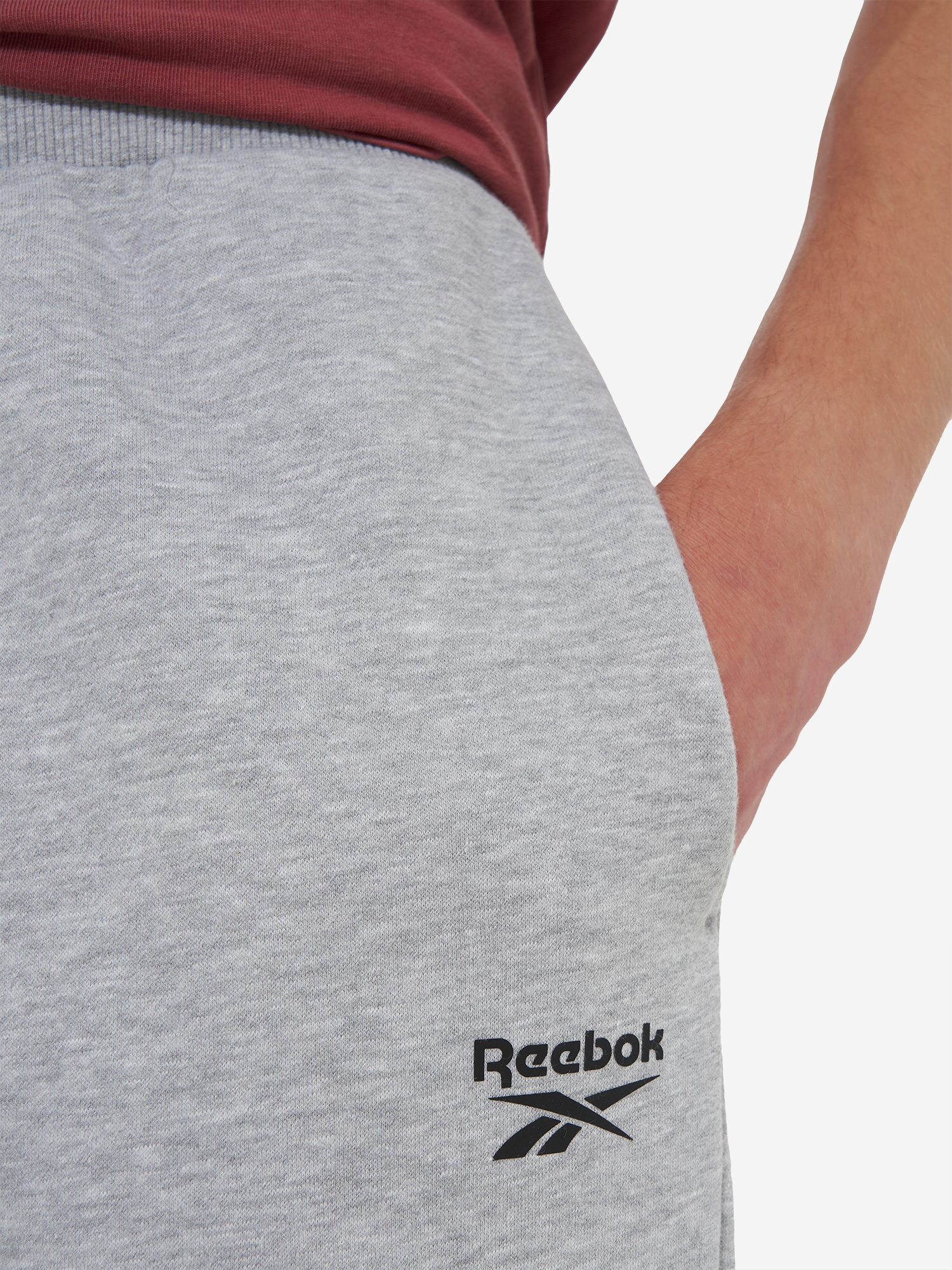 фото Брюки мужские reebok andre, серый