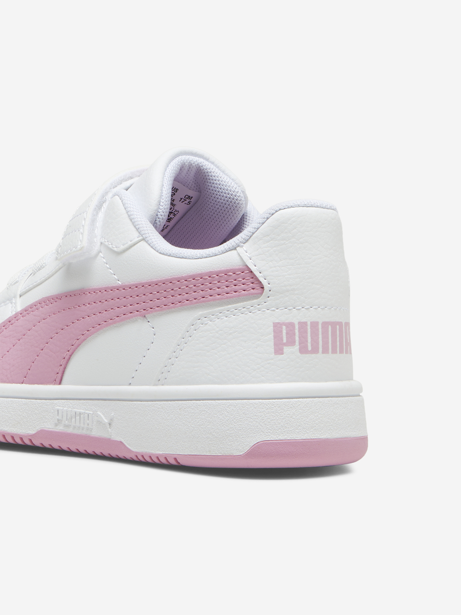 фото Кеды для девочек puma reb-l ac+ ps, белый