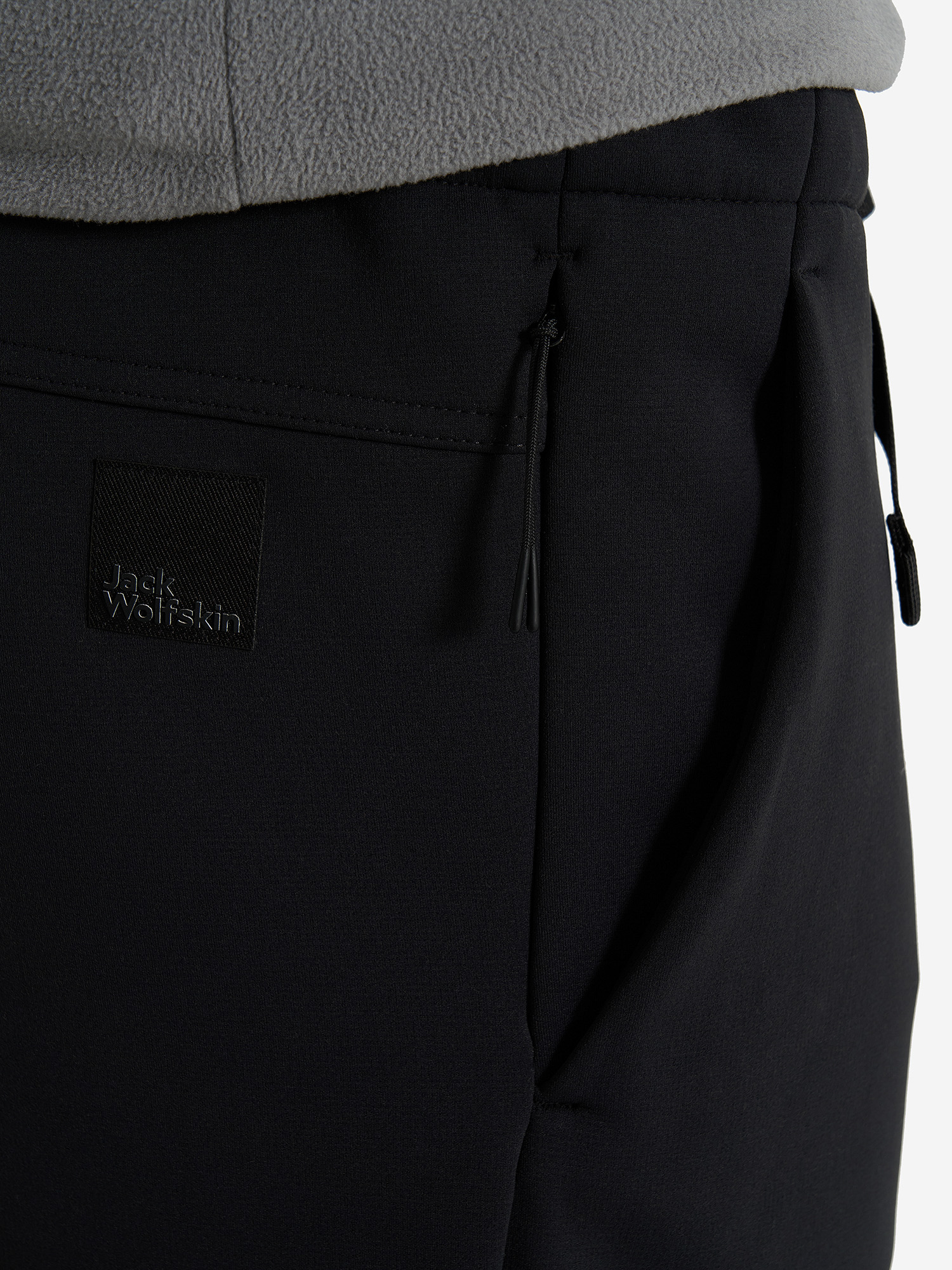 фото Брюки мужские jack wolfskin wanderest, черный