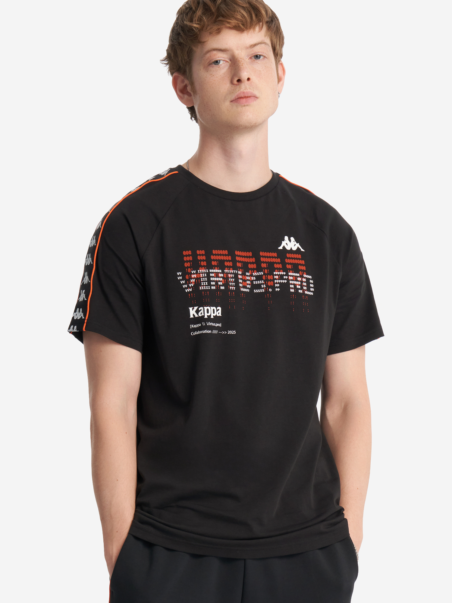 фото Футболка kappa x virtus.pro, черный
