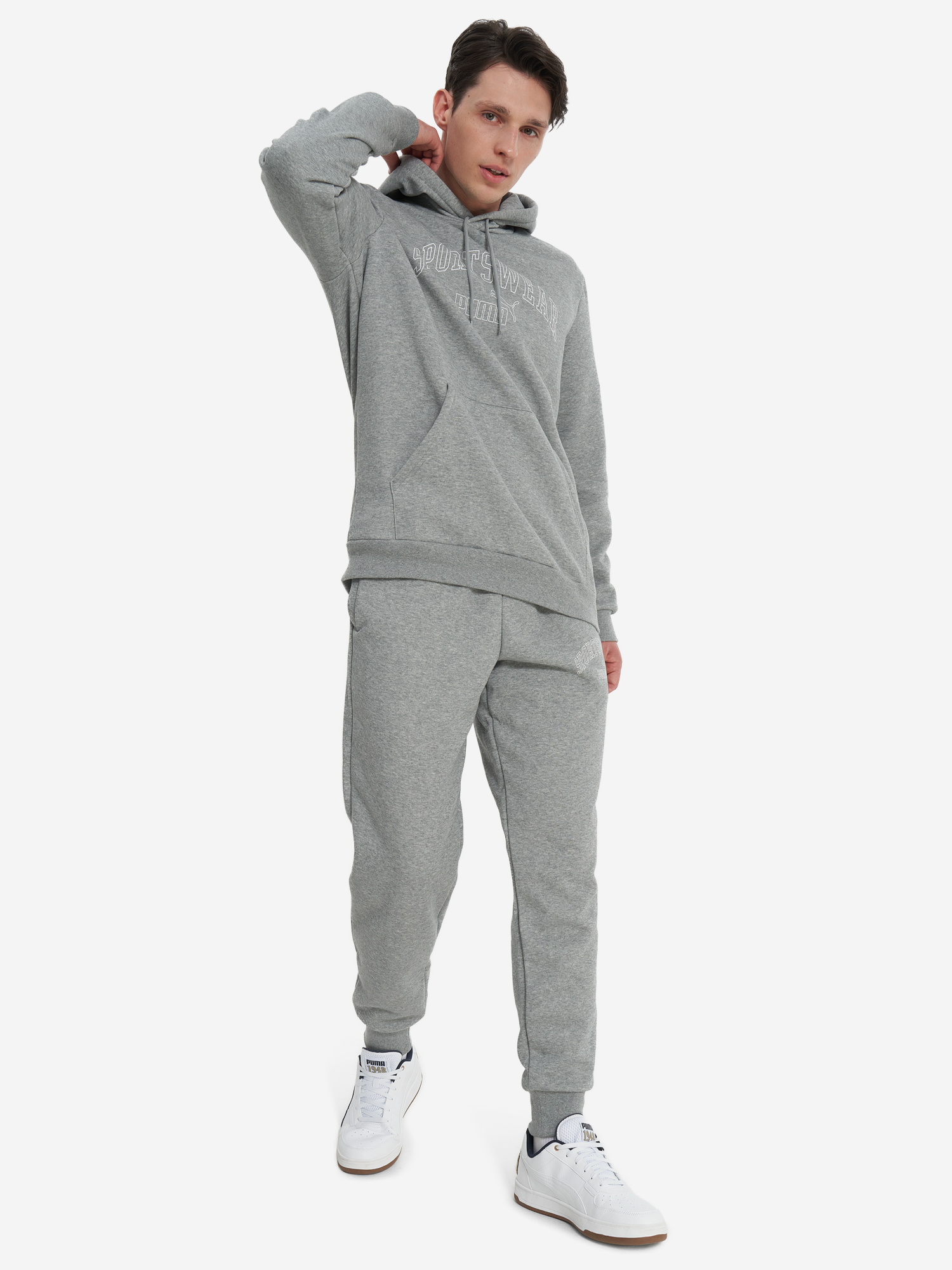 фото Худи мужское puma, серый