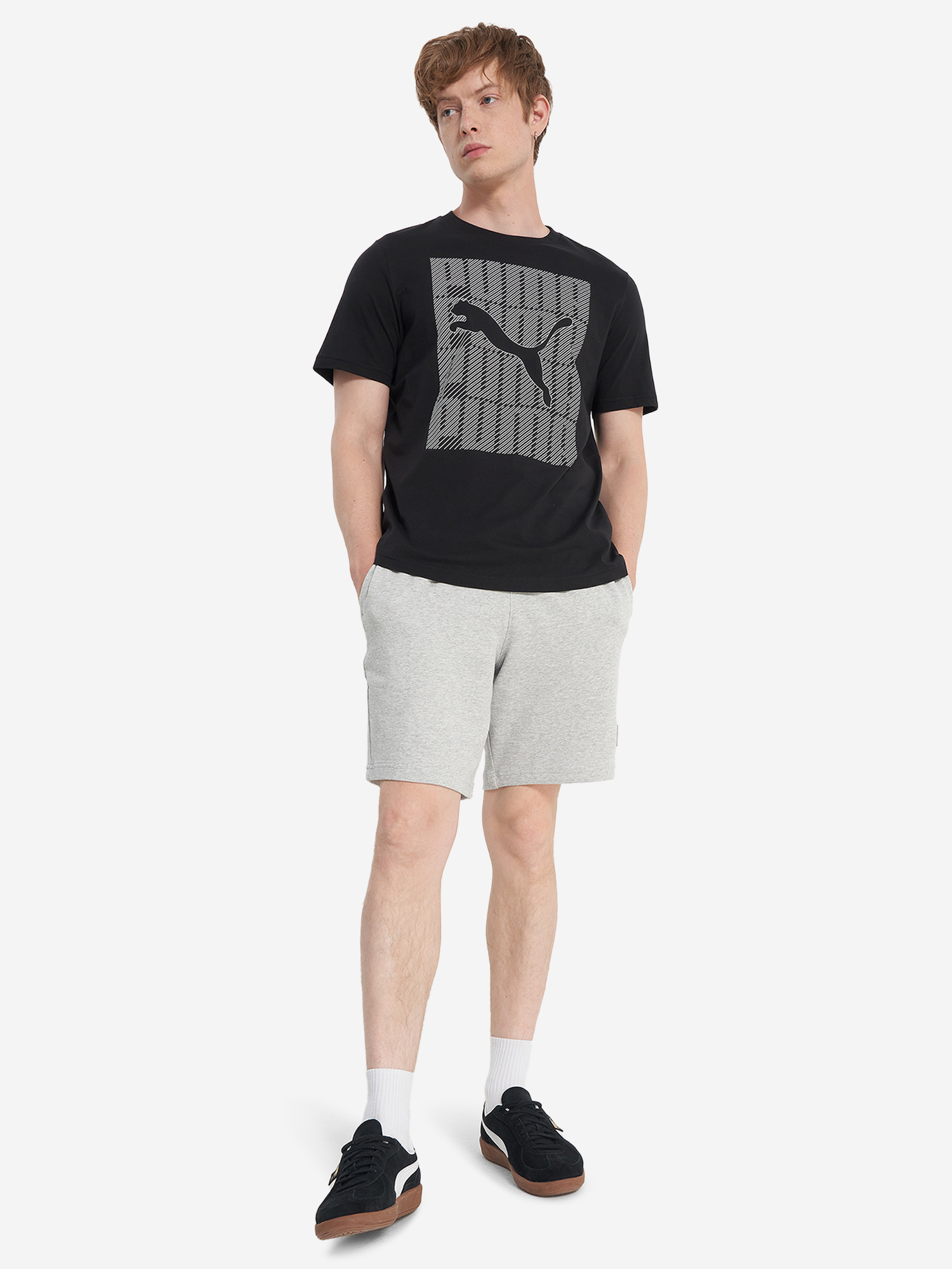 фото Футболка мужская puma graphics, черный