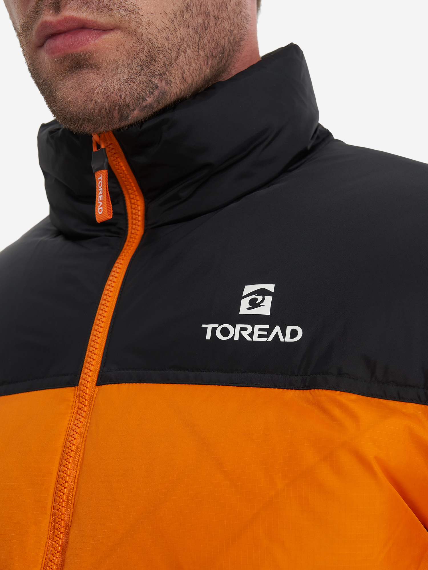 фото Пуховик мужской toread bread, оранжевый
