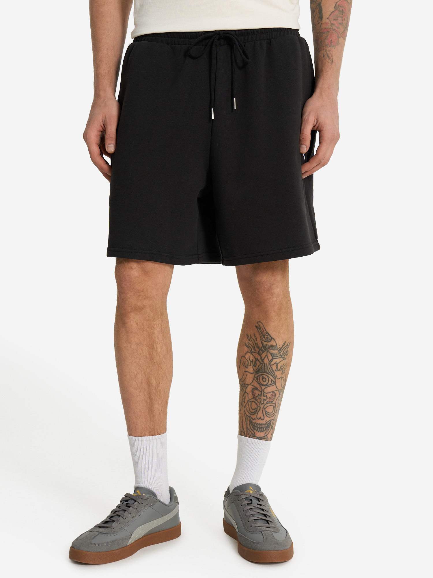 фото Шорты мужские puma wardrobe ess, черный