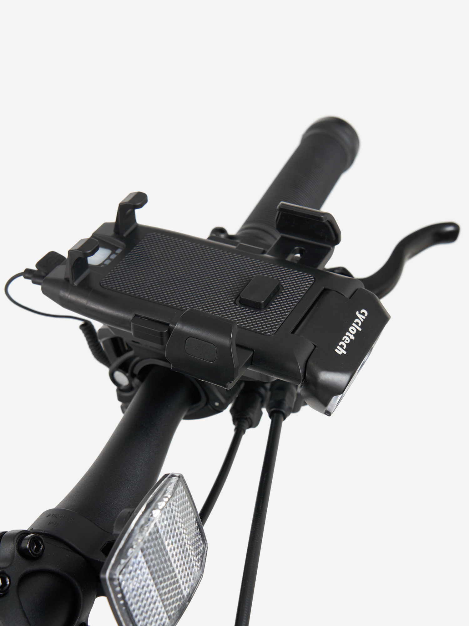 фото Фонарь велосипедный передний cyclotech ql-200 rm, черный