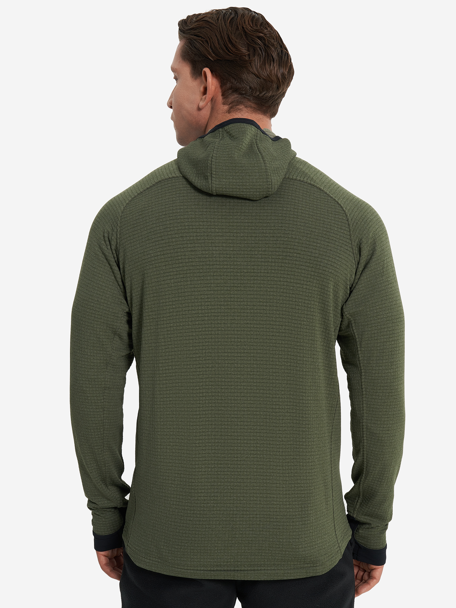 фото Толстовка мужская mountain hardwear polartec, зеленый