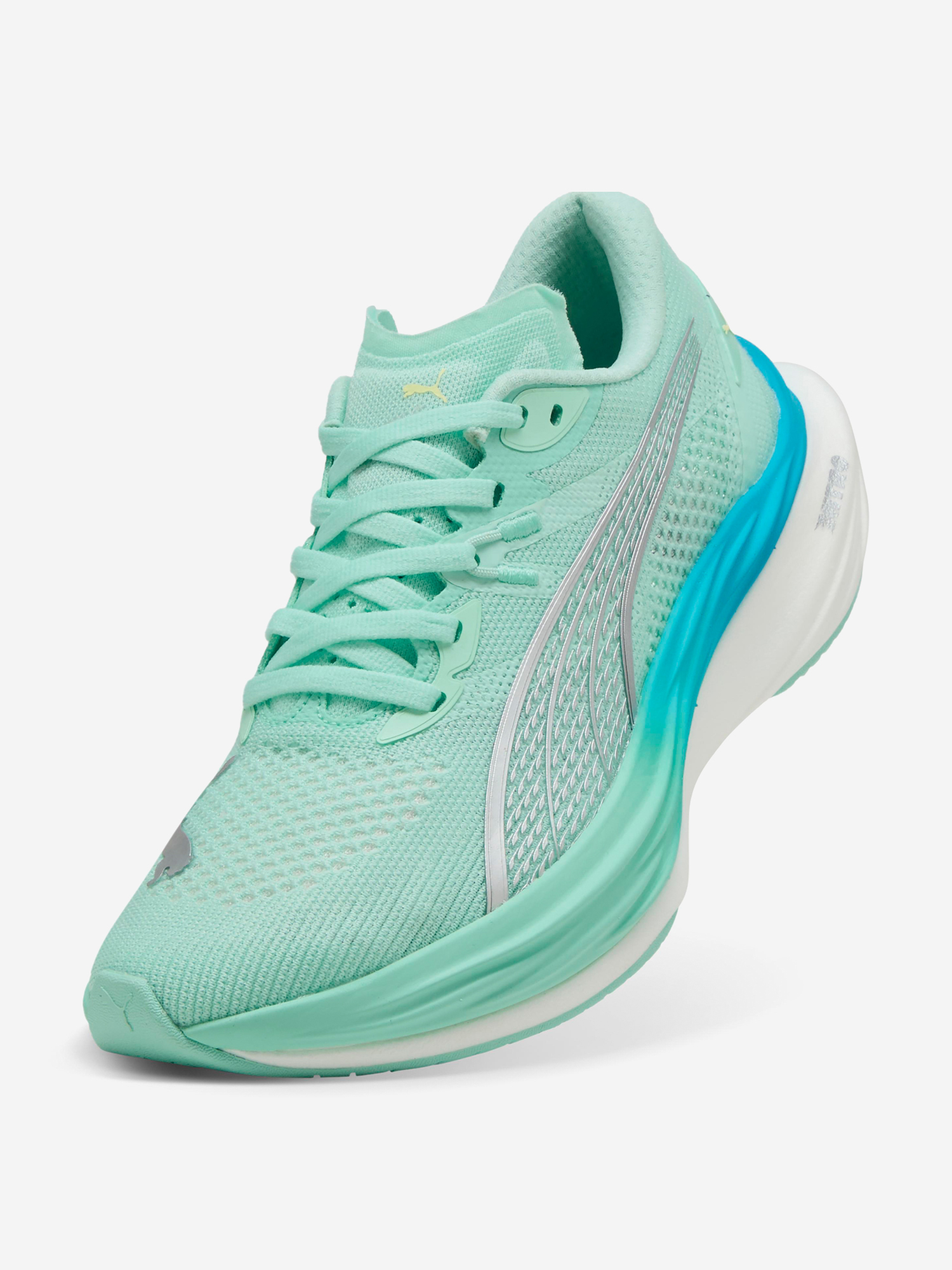 фото Кроссовки женские puma deviate nitro 3, зеленый