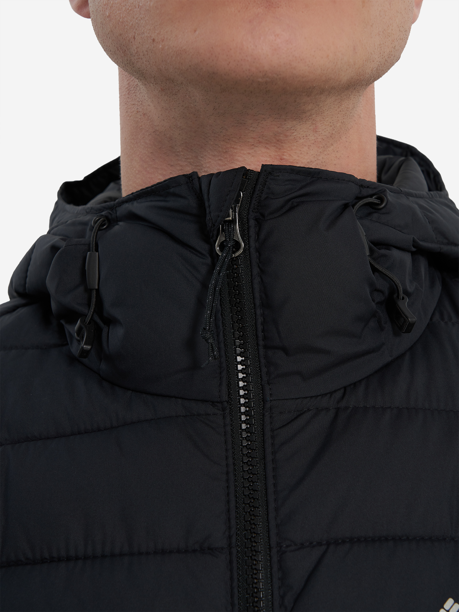 фото Куртка утепленная мужская columbia powder lite ii hooded jacket, черный