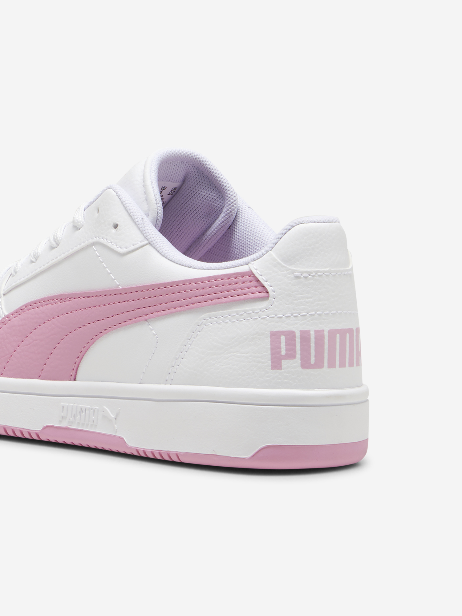 фото Кеды для девочек puma reb-l jr, белый