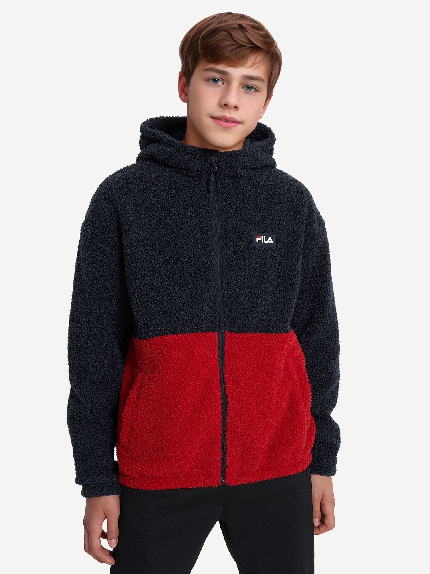 фото Толстовка для мальчиков fila, синий