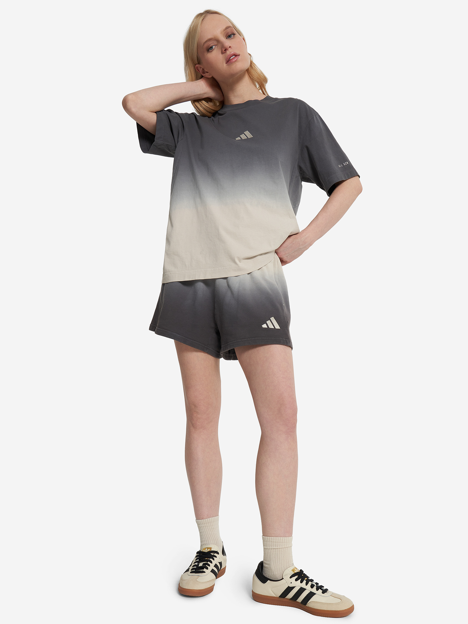 фото Шорты женские adidas, серый