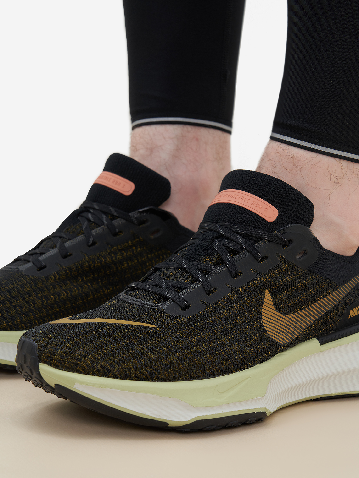 фото Кроссовки мужские nike zoomx invincible run flyknit 3, коричневый