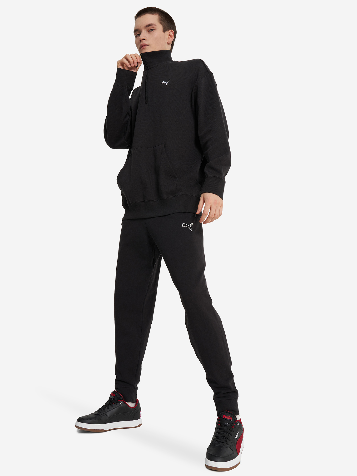 фото Толстовка мужская puma wardrobe ess, черный