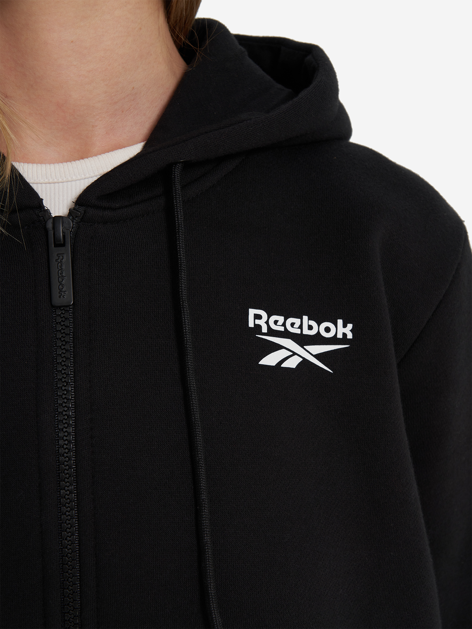 фото Толстовка женская reebok viola, черный
