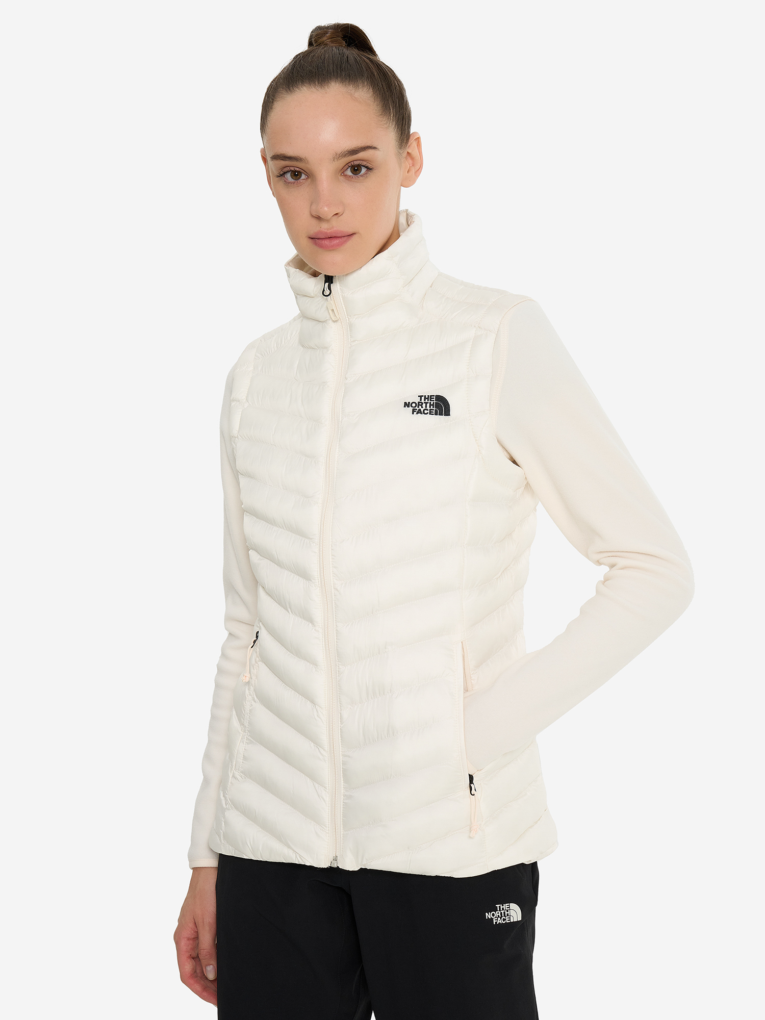 фото Жилет утепленный женский the north face huila, бежевый