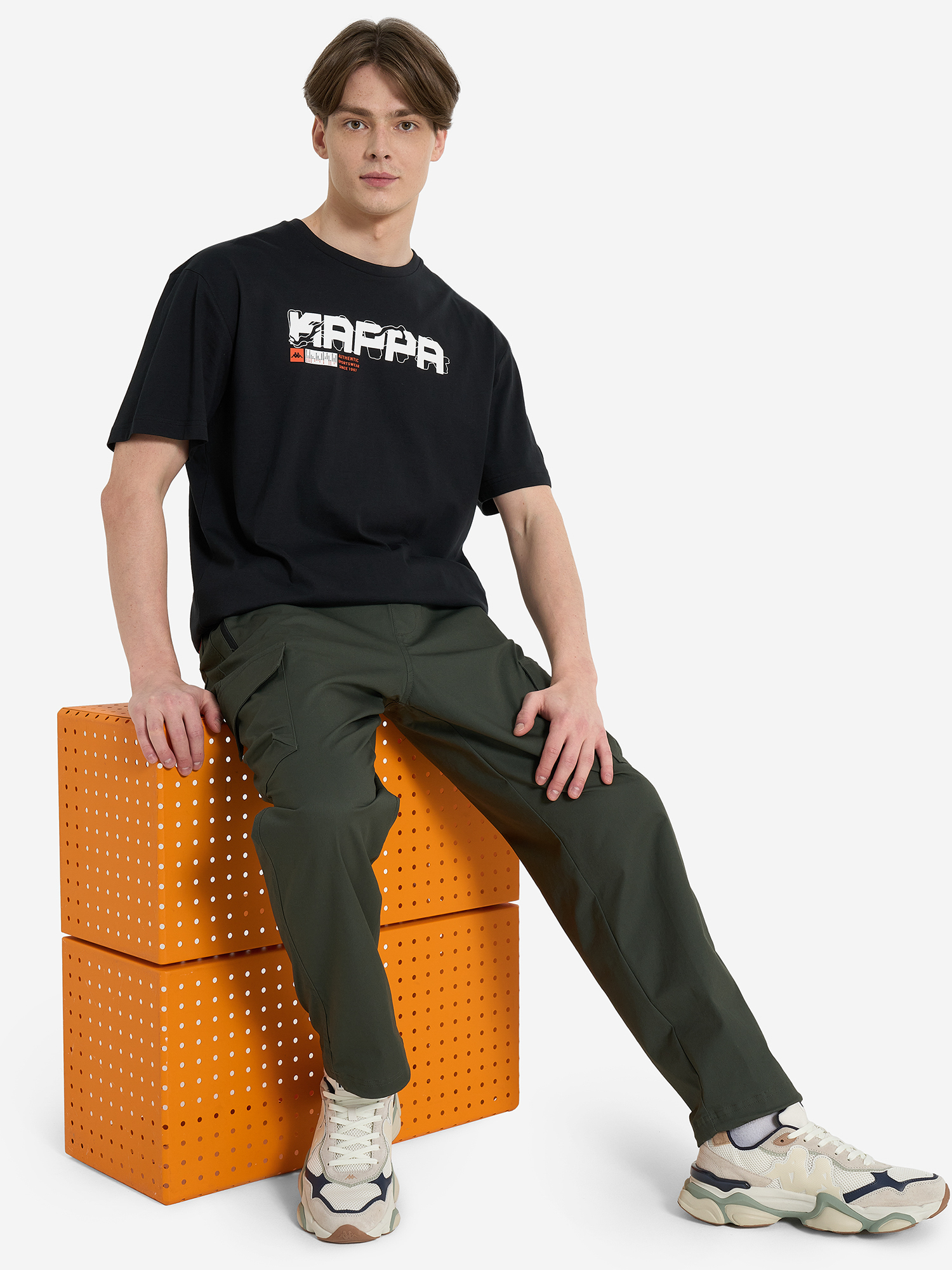 фото Футболка мужская kappa, черный