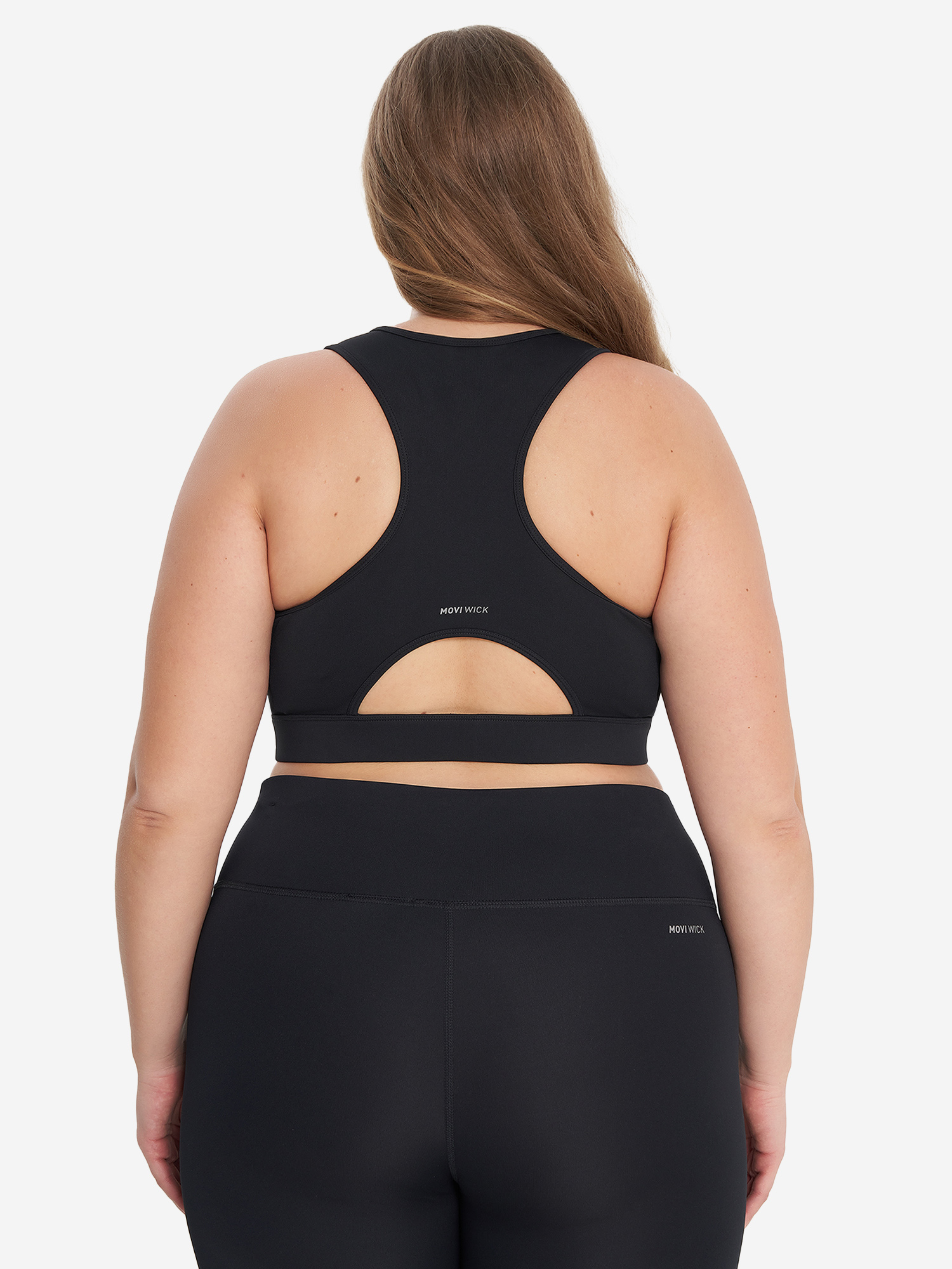 фото Топ бра спортивный demix activemove gym, plus size, черный