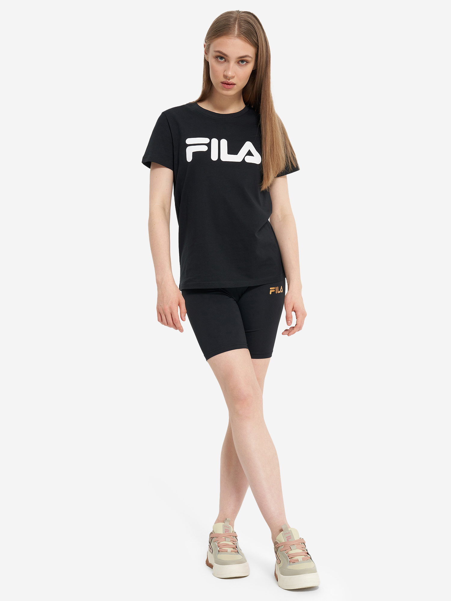 фото Футболка женская fila, черный