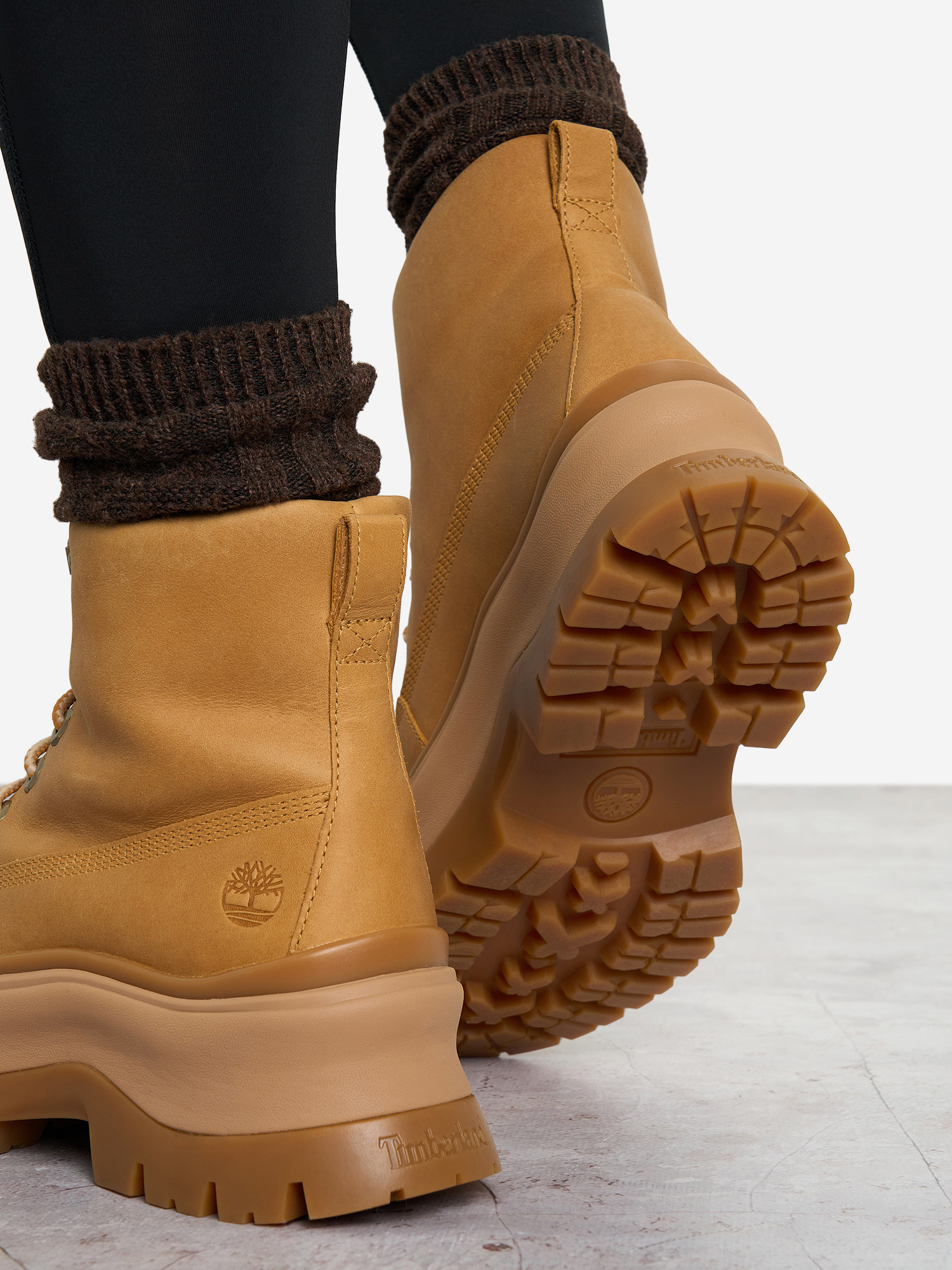 фото Ботинки женские timberland roxie lane, бежевый