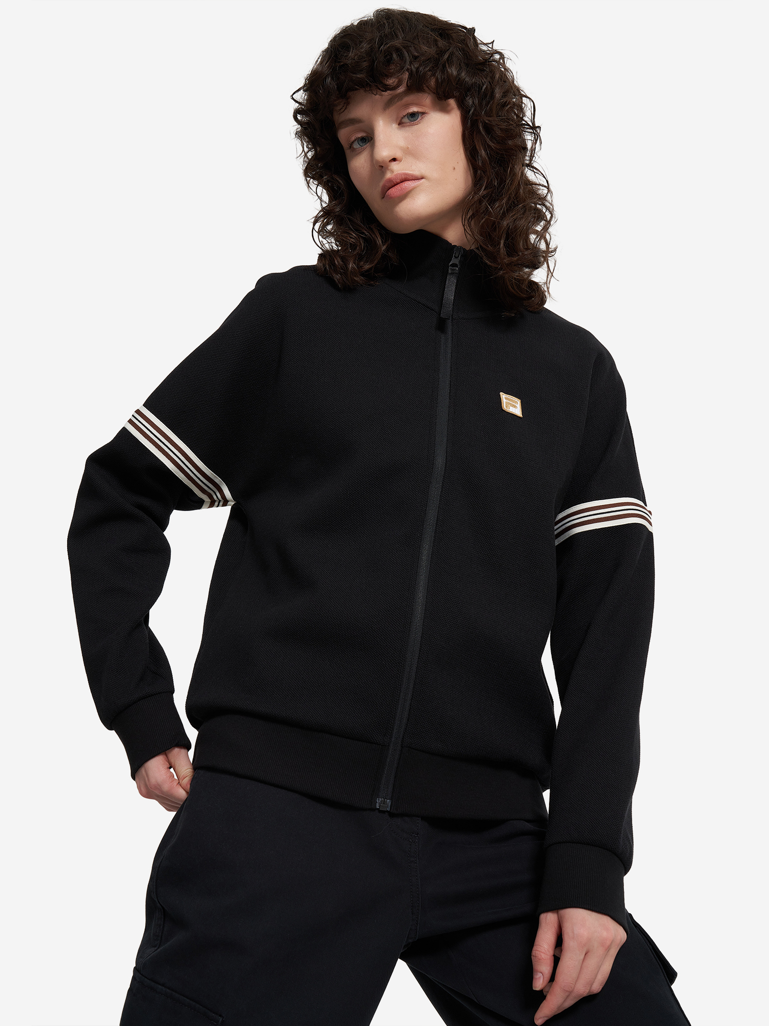 фото Толстовка женская fila, черный
