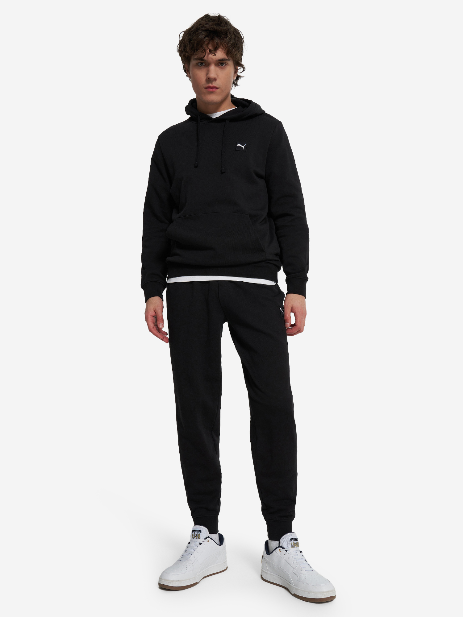 фото Брюки мужские puma ess elevated, черный