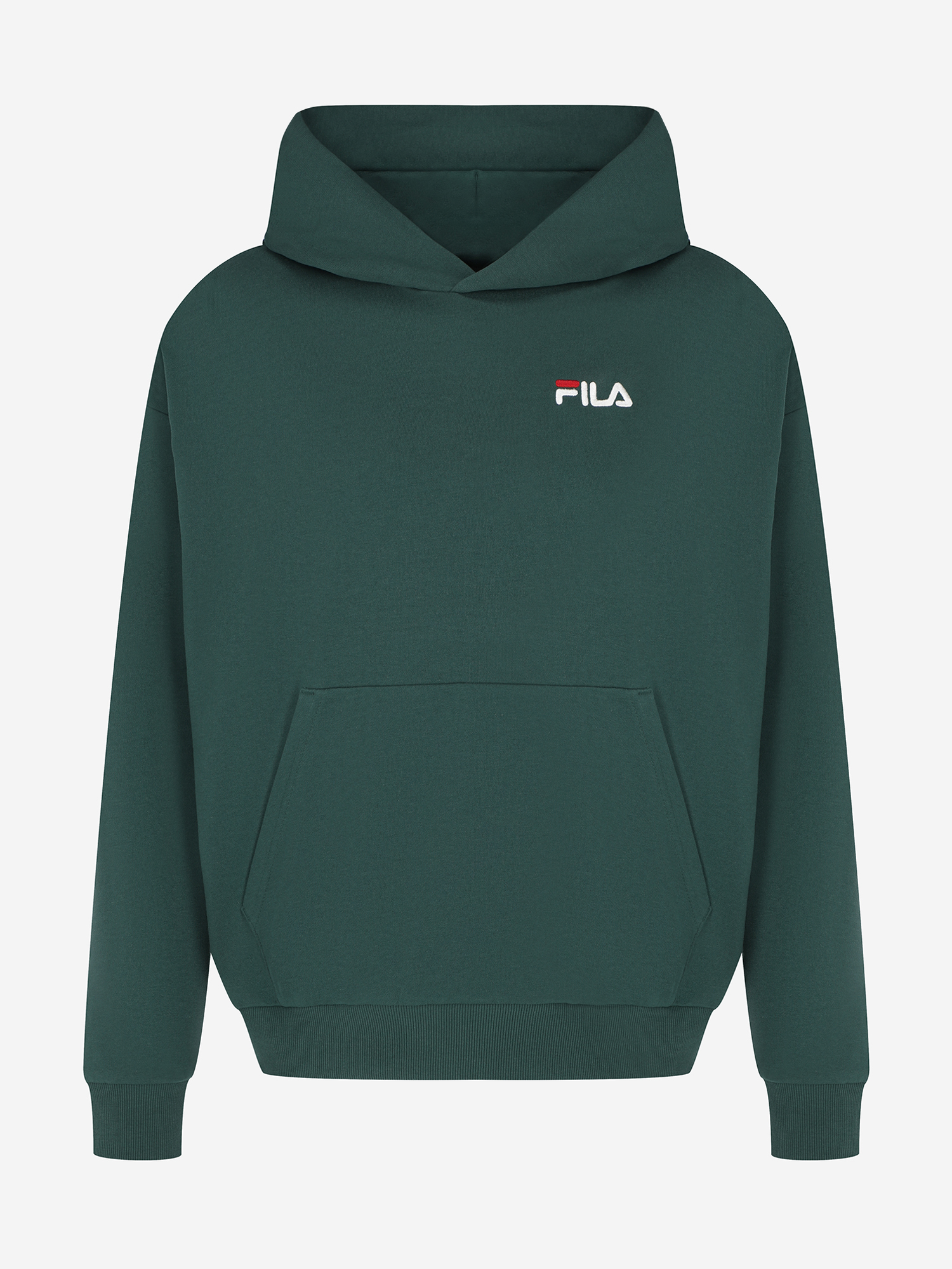 фото Худи мужское оверсайз fila, зеленый