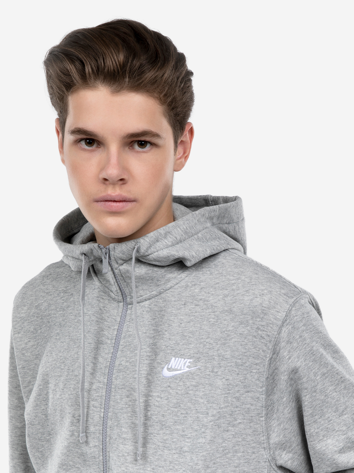 фото Толстовка мужская nike sportswear club, серый