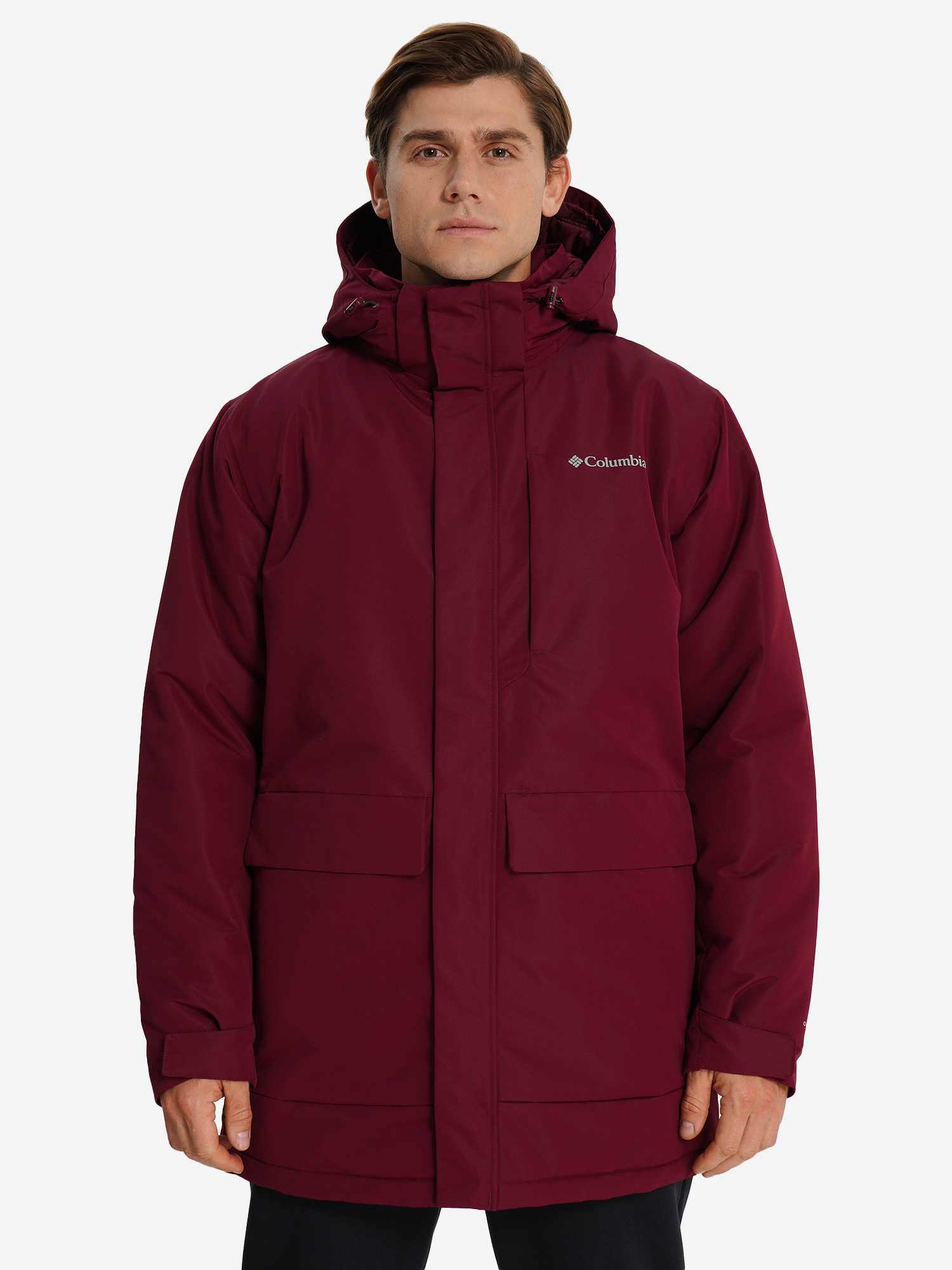 фото Парка мужская columbia rugged path iii parka, красный