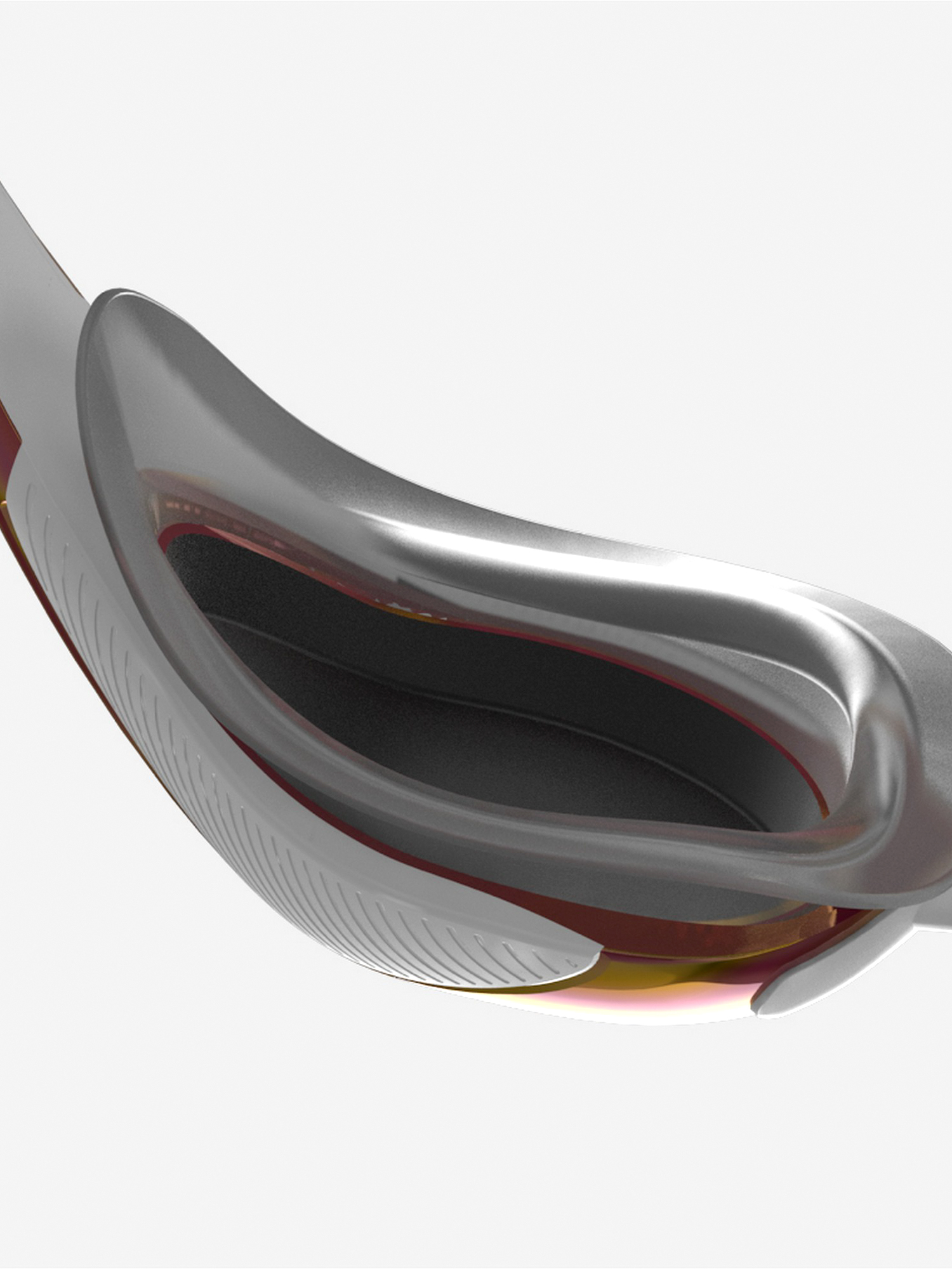 фото Очки для плавания speedo fastskin hyper elite mirror, белый